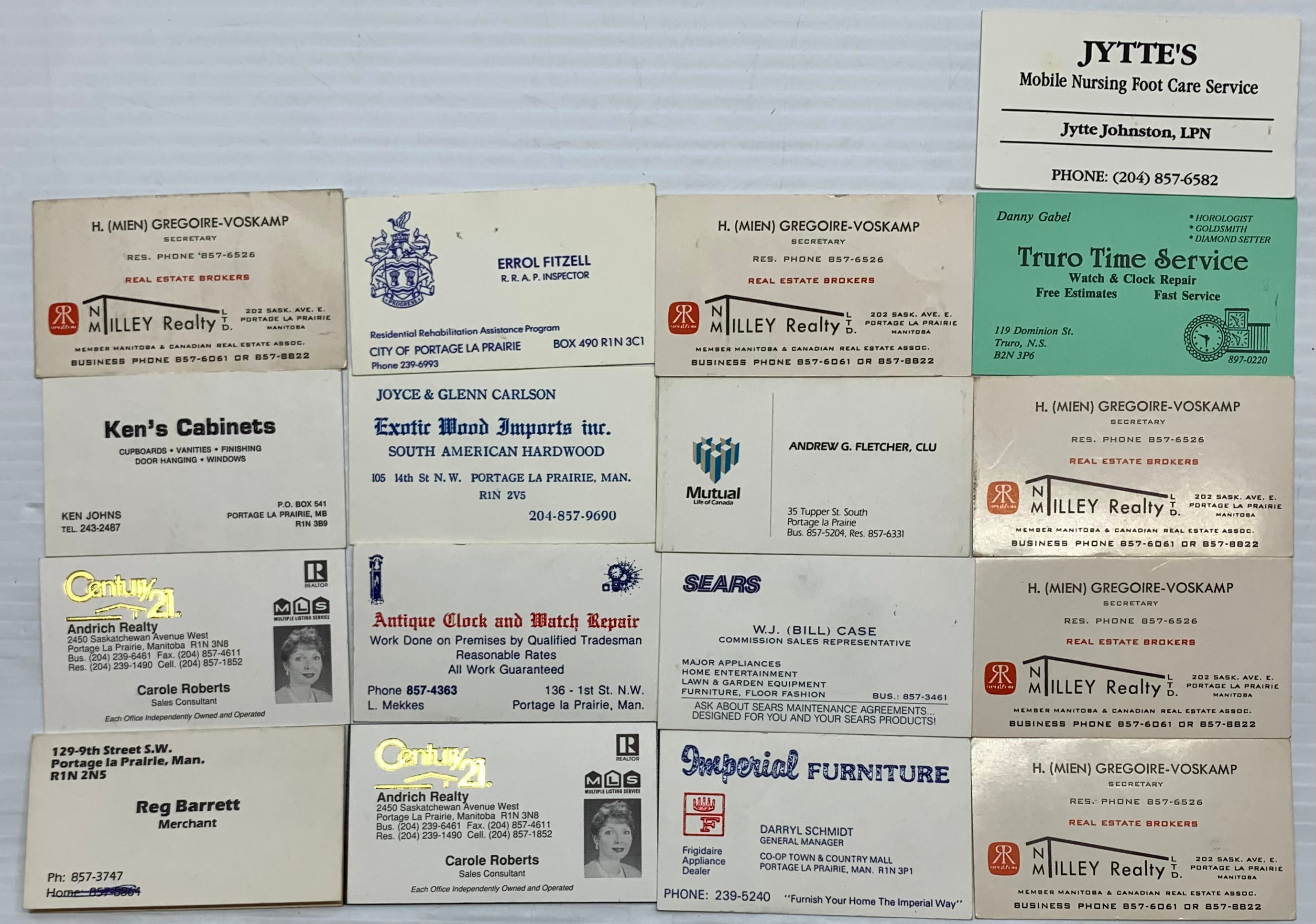 Vintage Portage Business Card Collection – Portage MCC