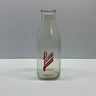 Vintage Lucerne Glass Milk Bottle
