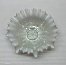Load image into Gallery viewer, Ruffled Milk Glass Candy Dish
