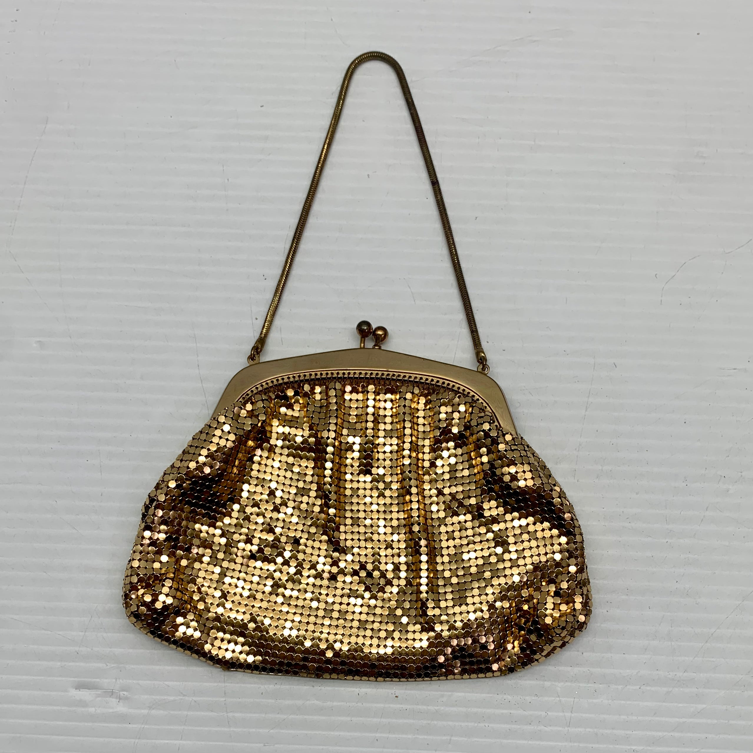 Gold Mesh Evening Bag