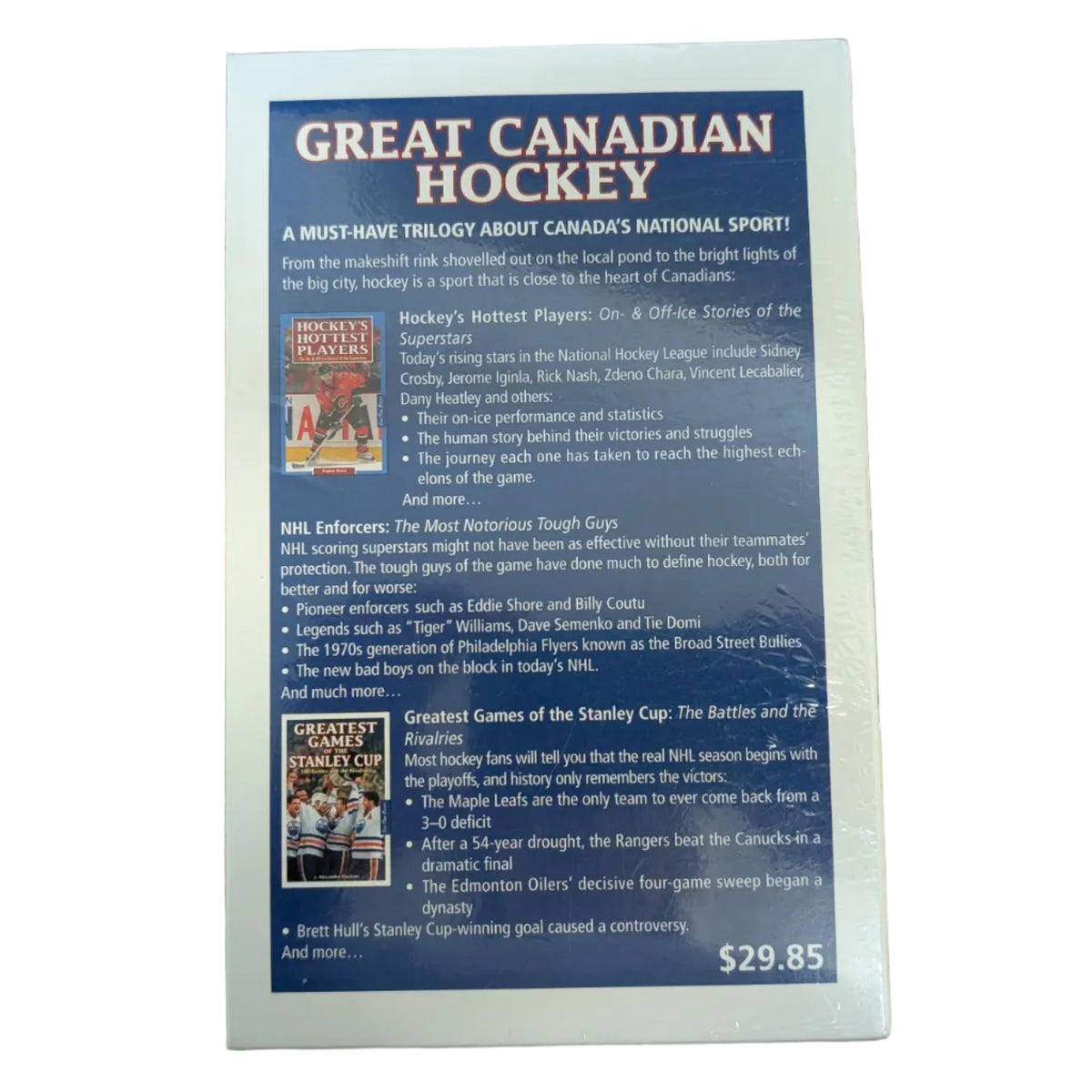 Great Canadian Hockey Box Set – 3-Book Bundle - Sealed