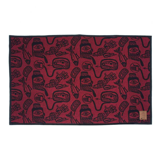 Haida Dreamtime Wool Blanket - Kanata Blank Co.
