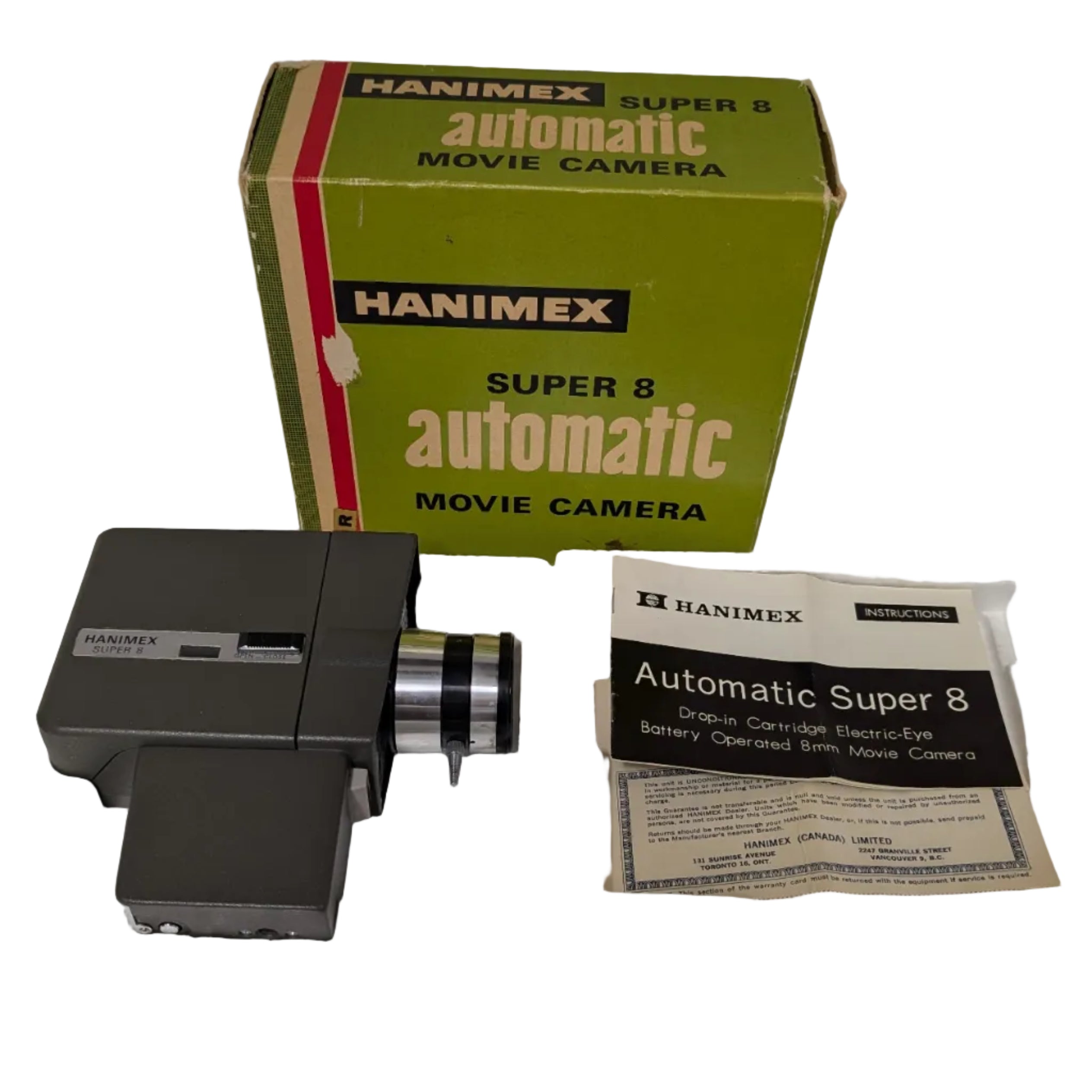 Hanimex Zoom Super 8 Automatic Movie Camera 