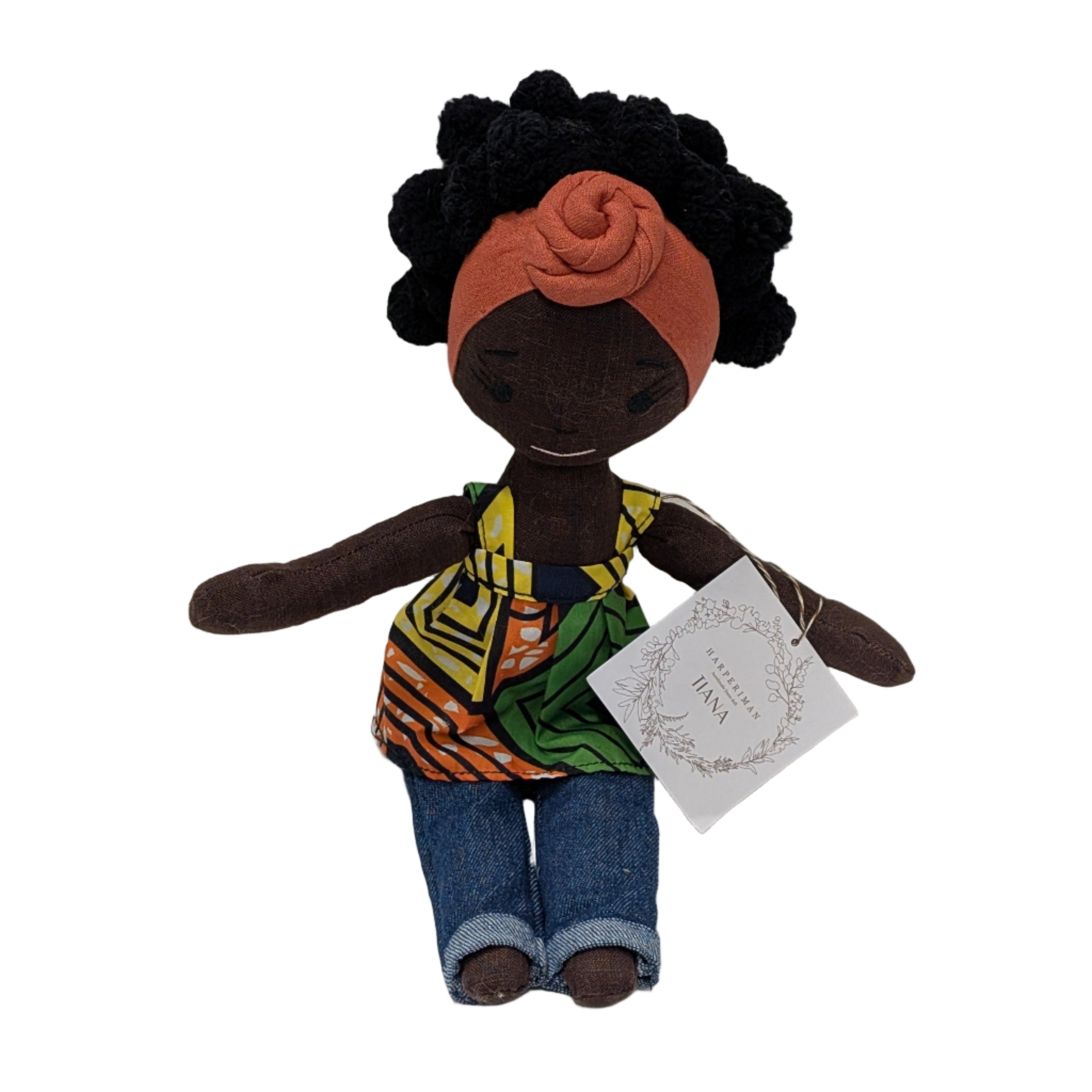 HarperIman Tiana 14" Linen Doll