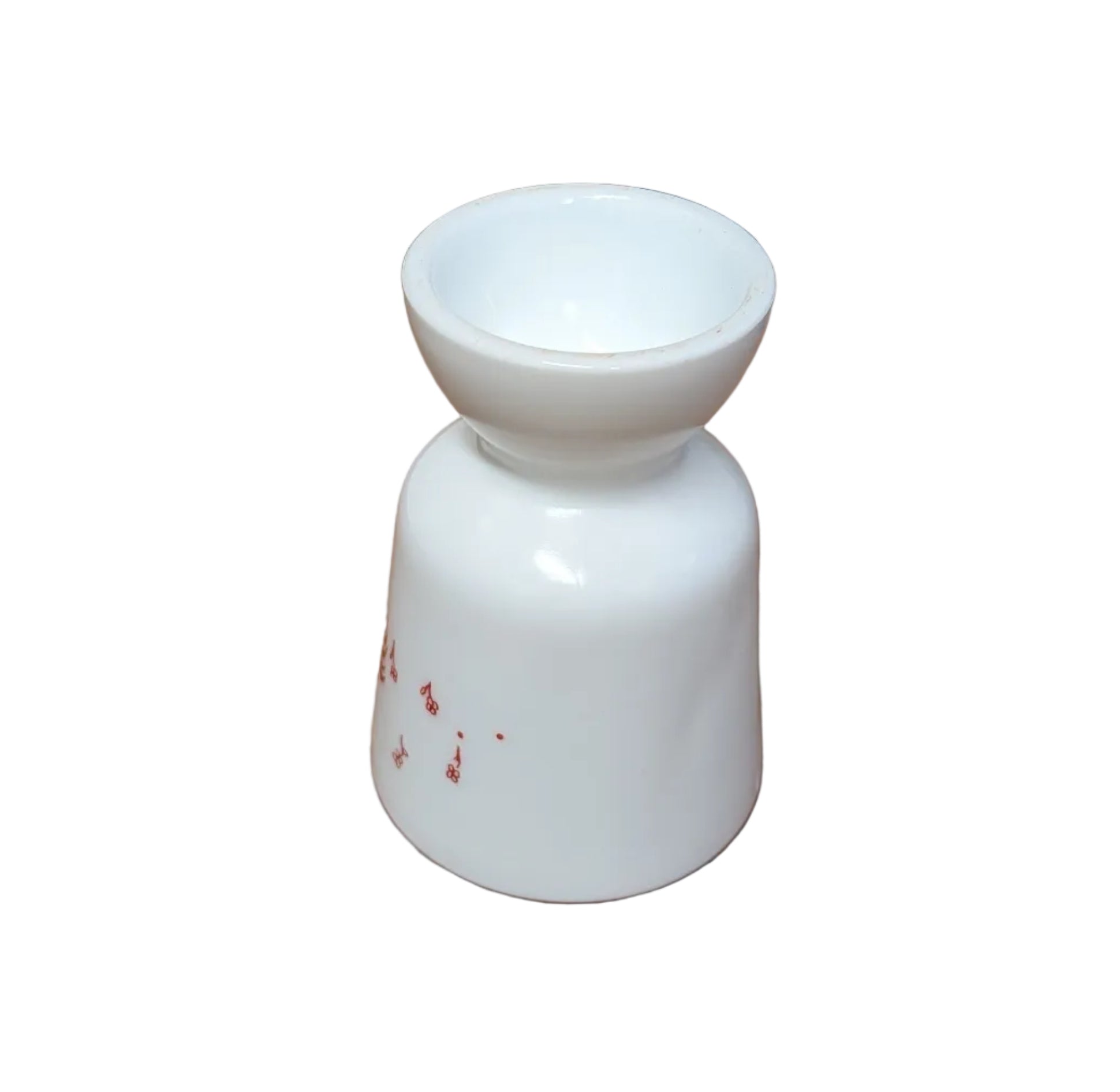 Hazel Atlas Milk Glass Rooster Juice/Egg Cup