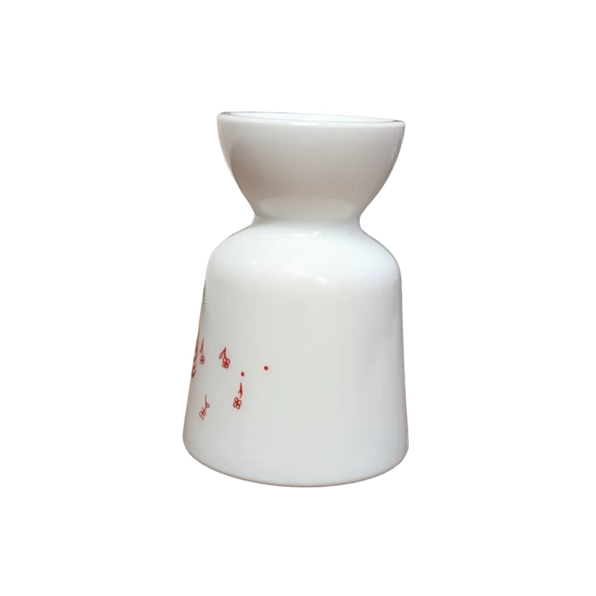 Hazel Atlas Milk Glass Rooster Juice/Egg Cup