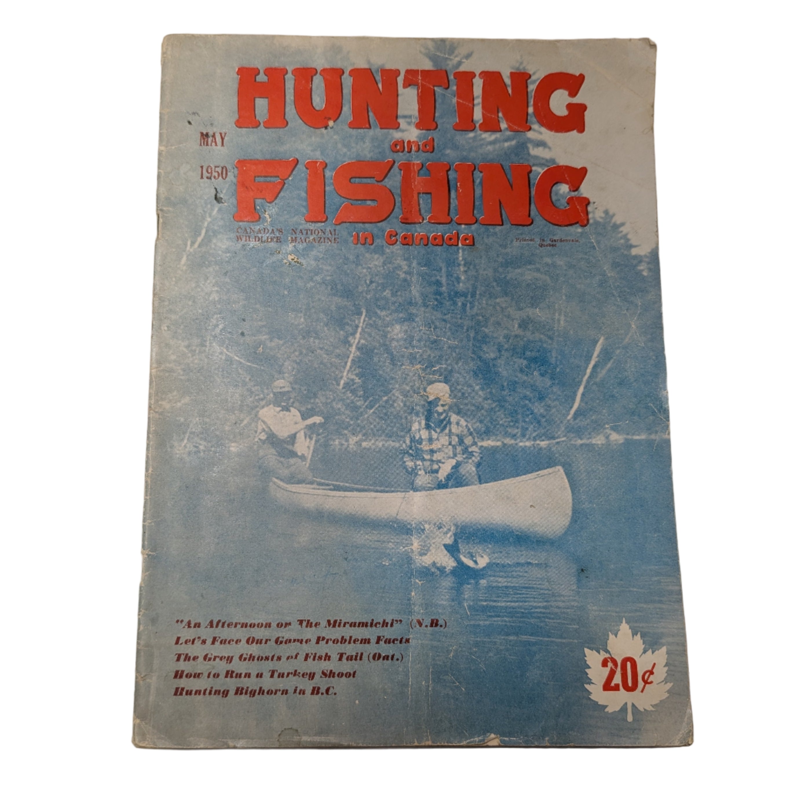 Hunting and Fishing in Canada Magazine May 1950 Issue