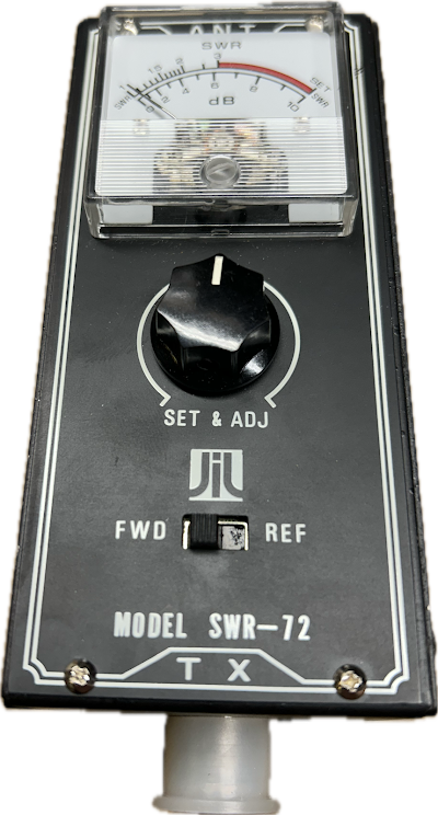 In Line SWR/FS Meter Model SWR-72, Vintage Meter JIL Field Strength SWR