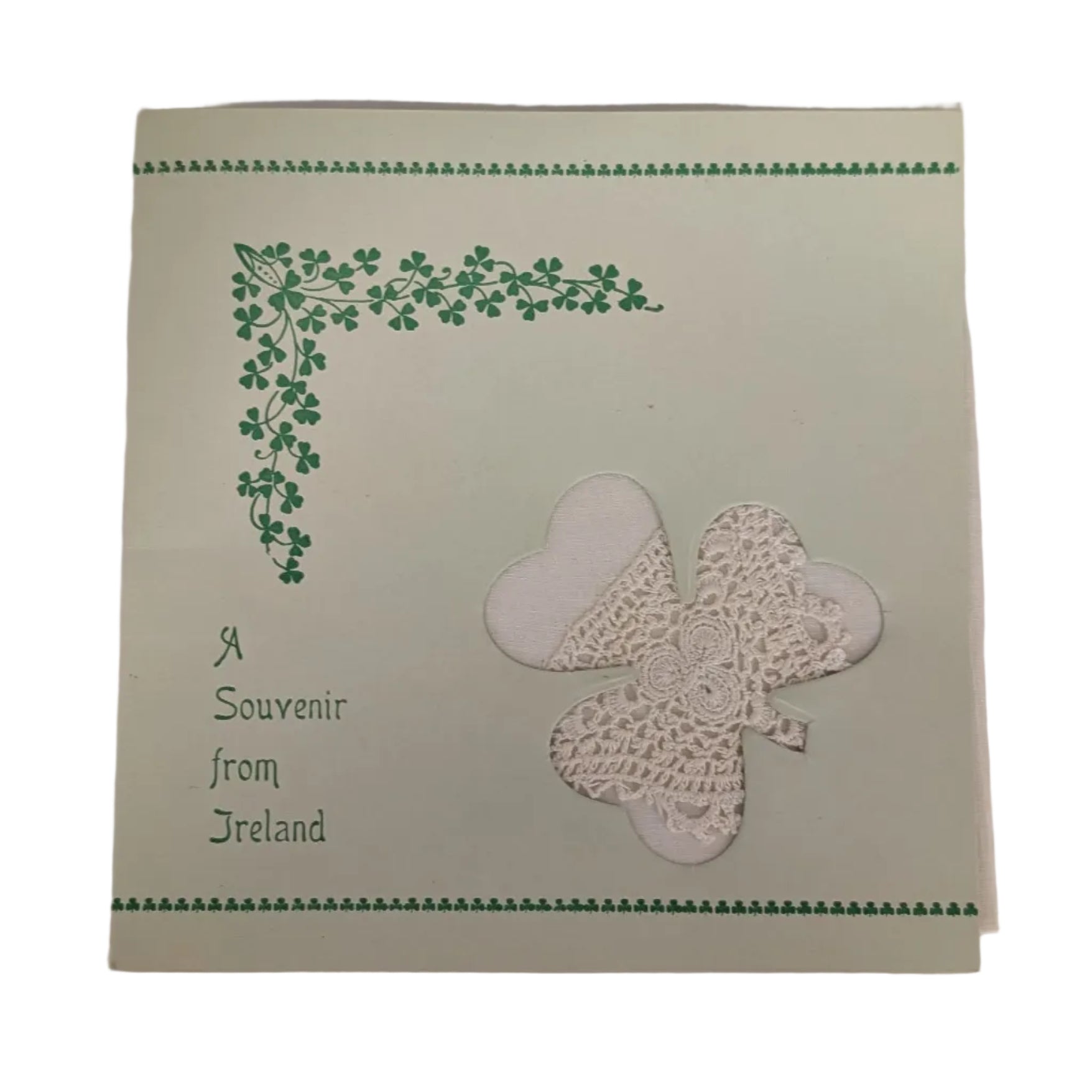 Irish Cabin Pure Irish Linen Handkerchief