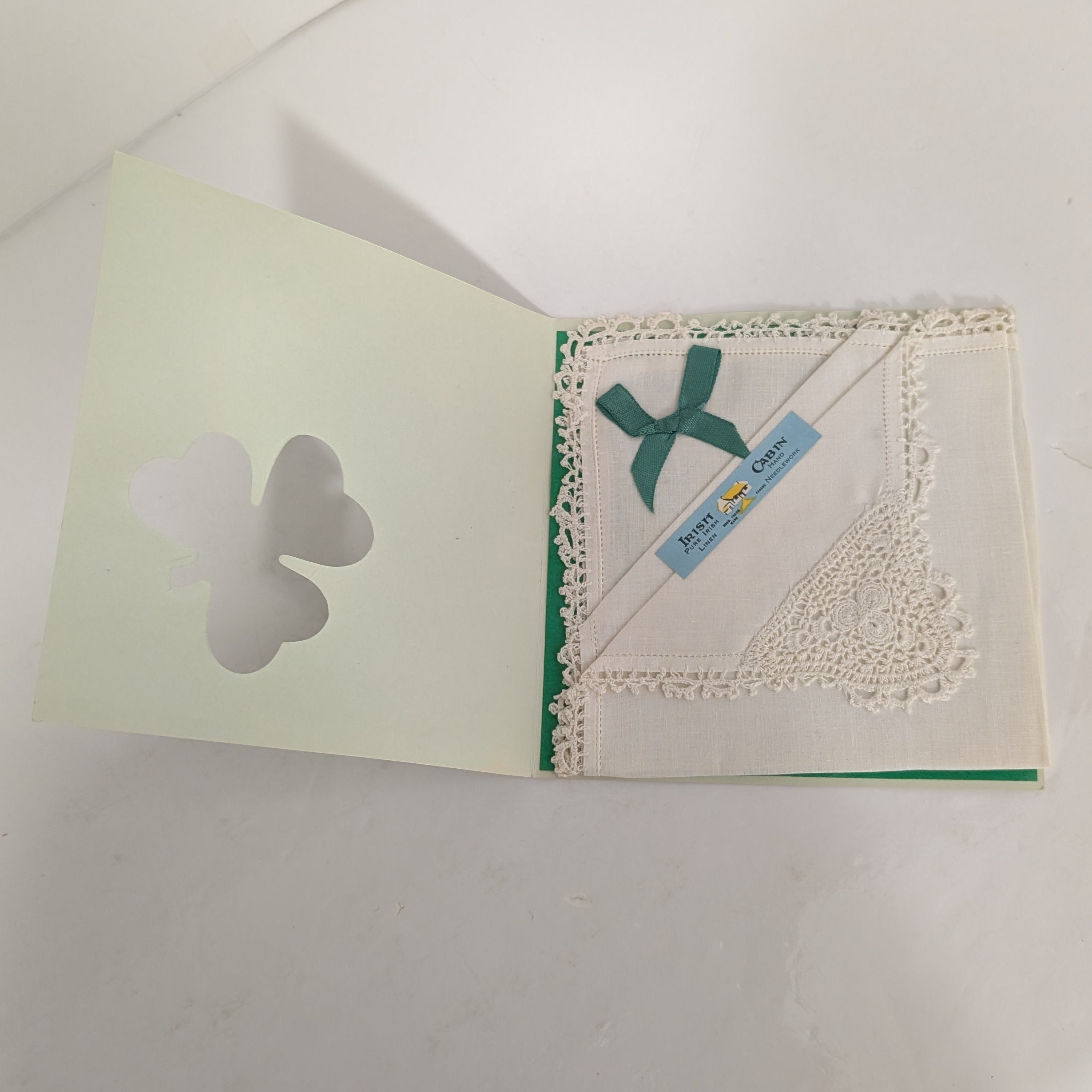 Irish Cabin Pure Irish Linen Handkerchief