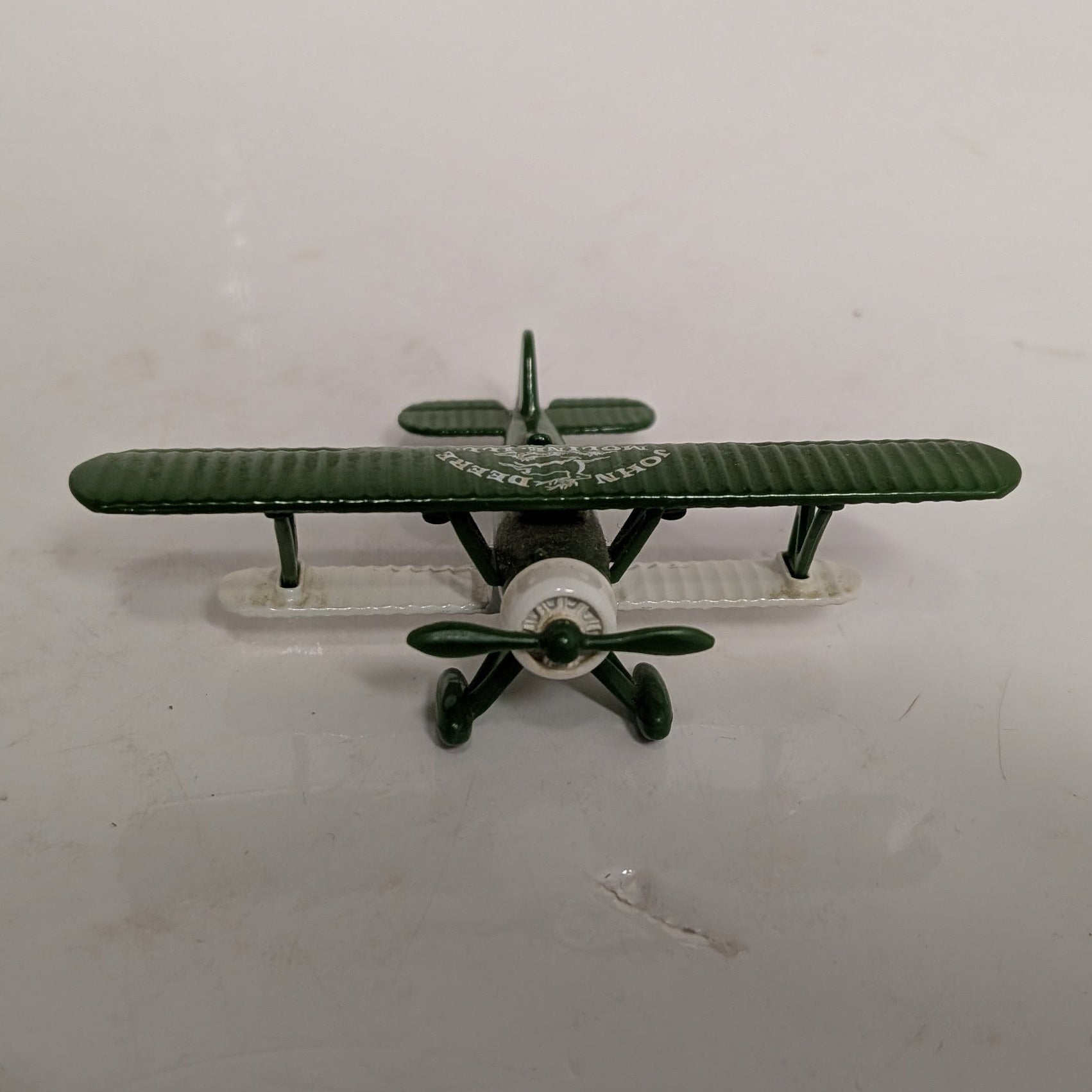 John Deere Moline Illinois 1930s Biplane Diecast Model