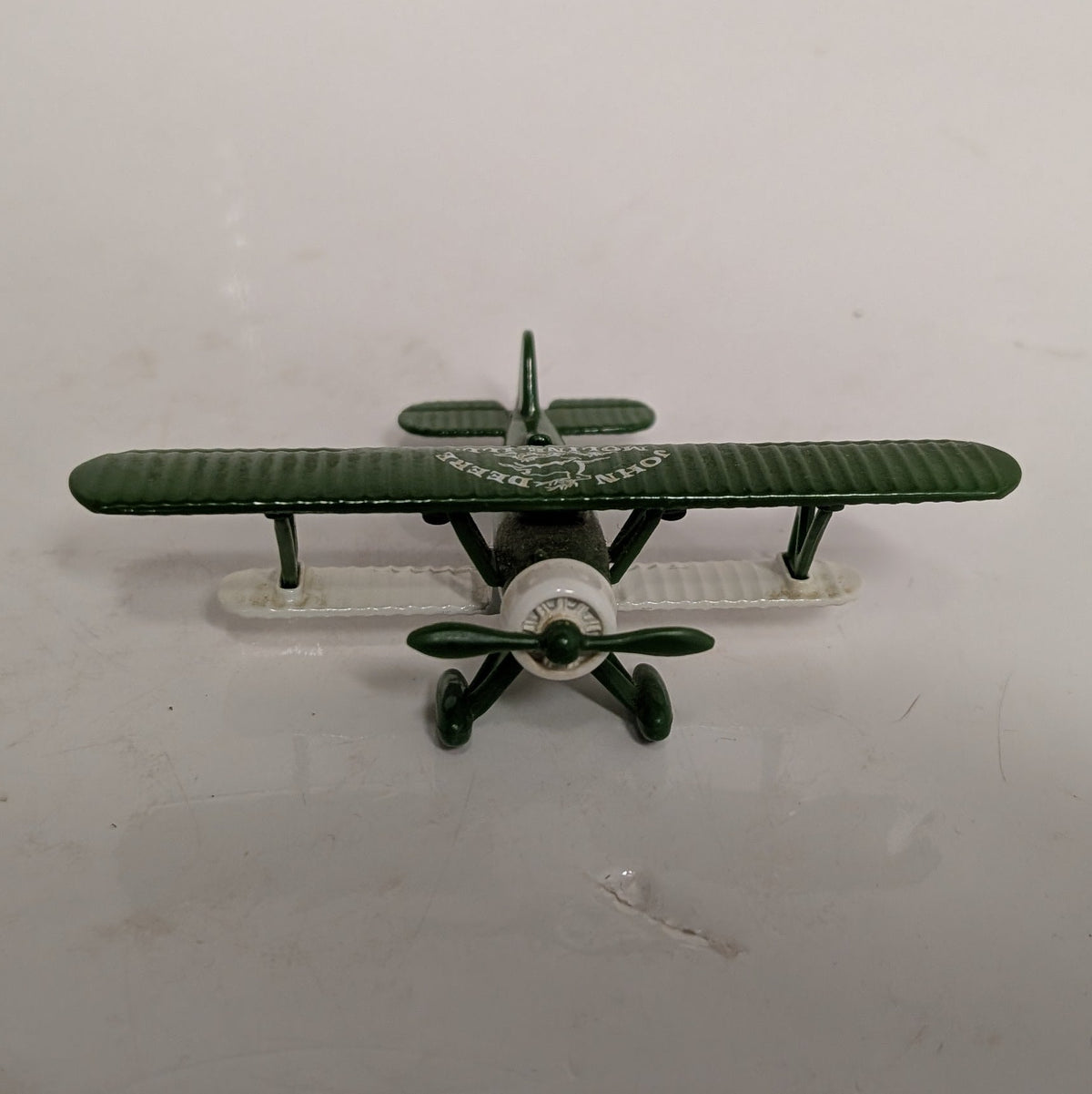 John Deere Moline Illinois 1930s Biplane Diecast Model