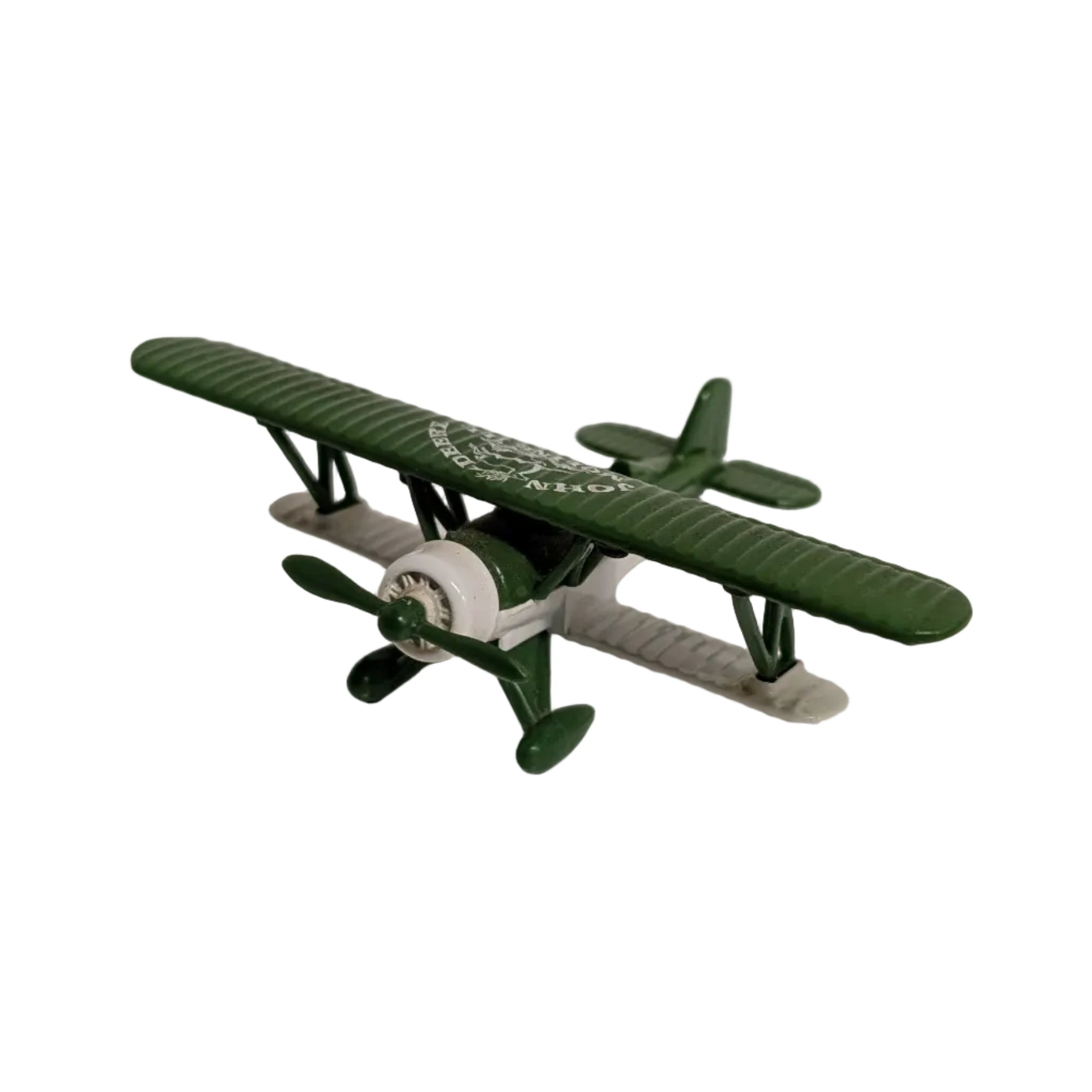 John Deere Moline Illinois 1930s Biplane Diecast Model