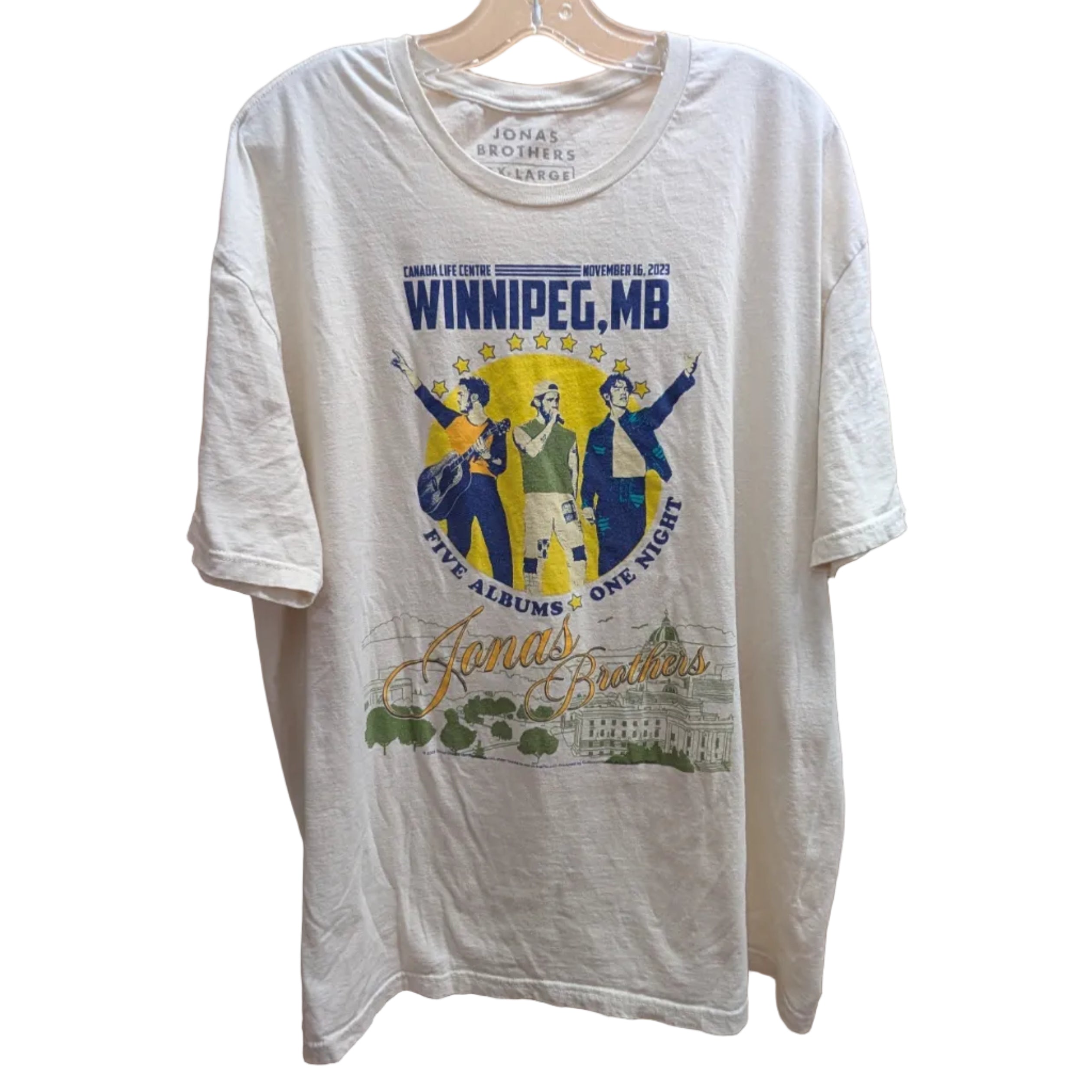 Jonas Brothers Winnipeg Concert T-Shirt – As Is - Size 2XL