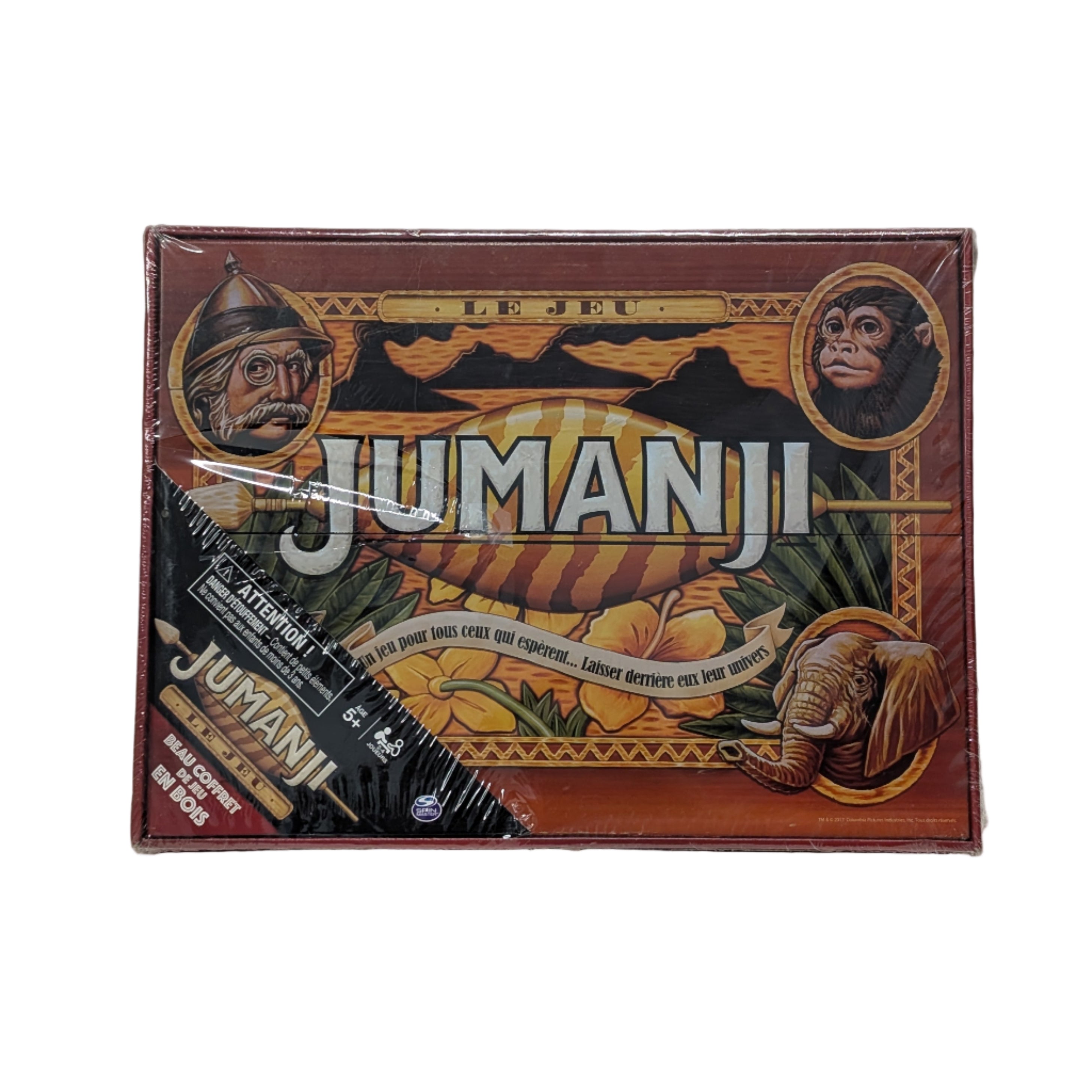 Jumanji Beau Coffret De Jeu En Bois