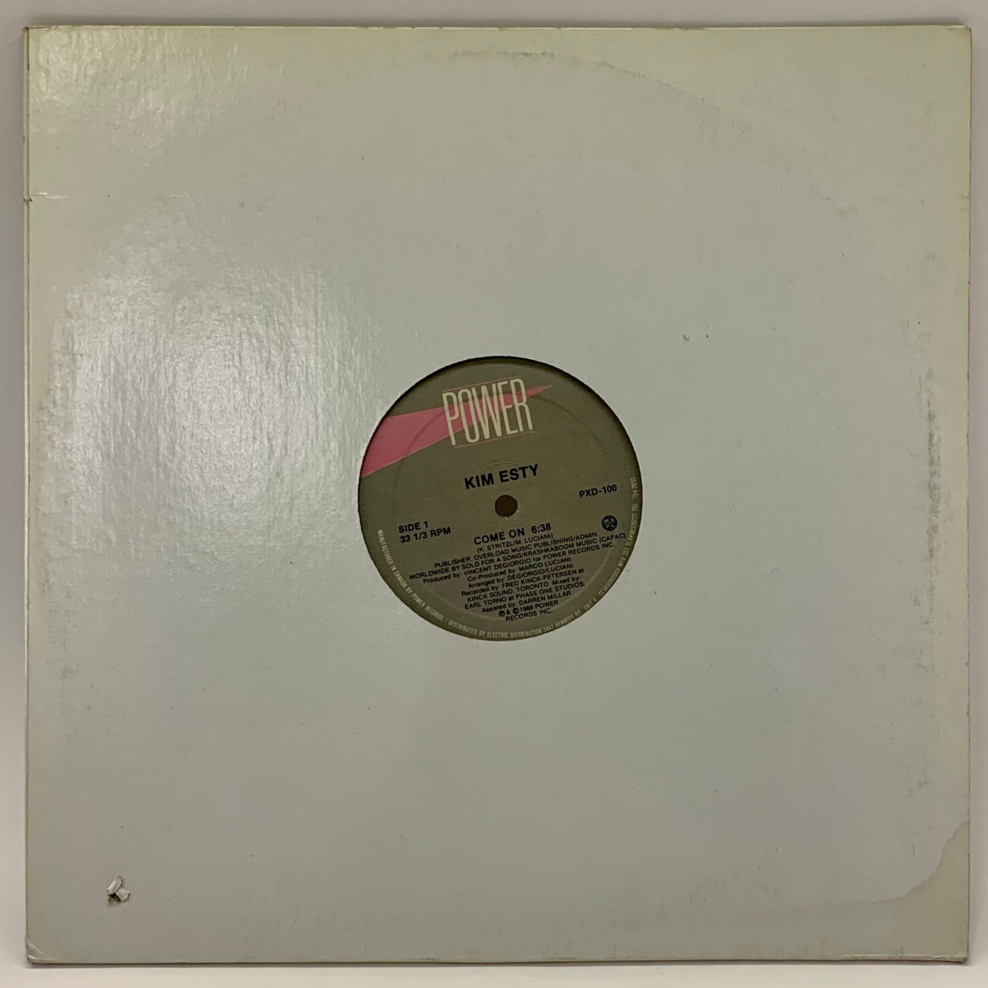 Kim Esty Come On/ Your Love Feels Like Dynamite (Vinyl EP)