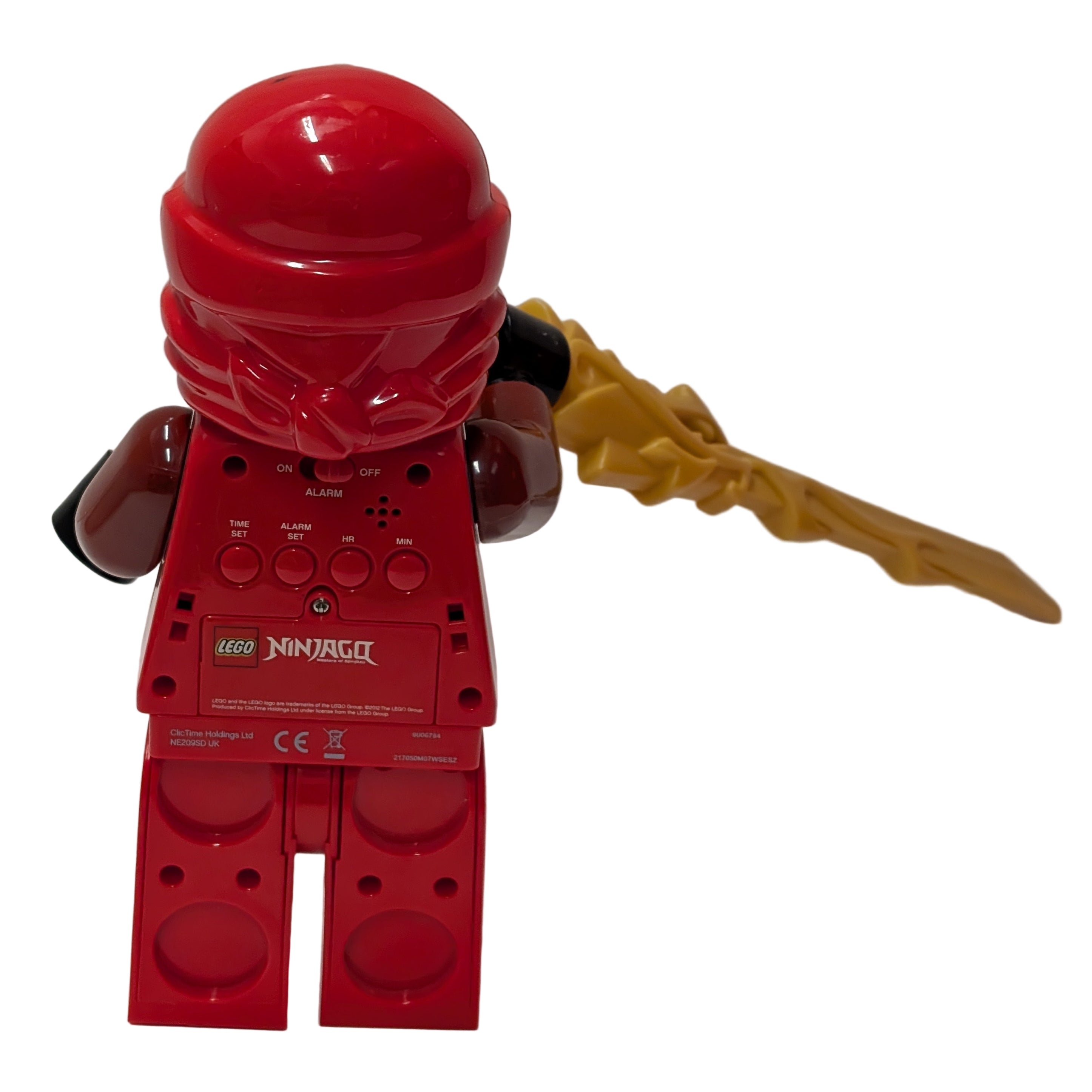 Lego Ninjago Kai ZX Minifigure Alarm Clock