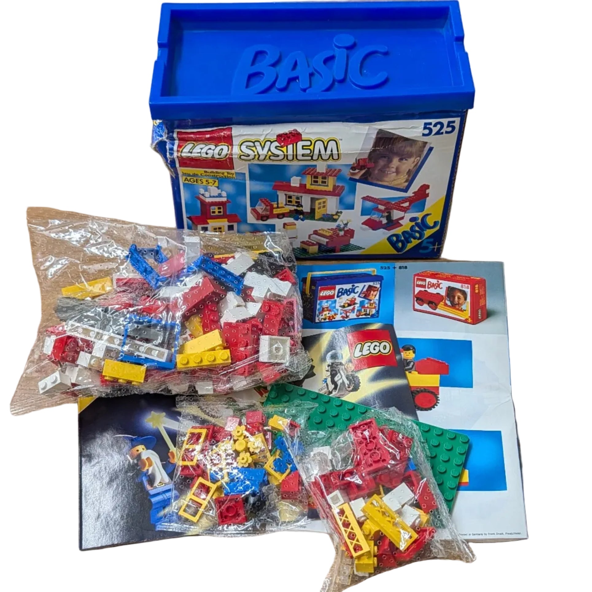 LEGO set with packaging on a white surface