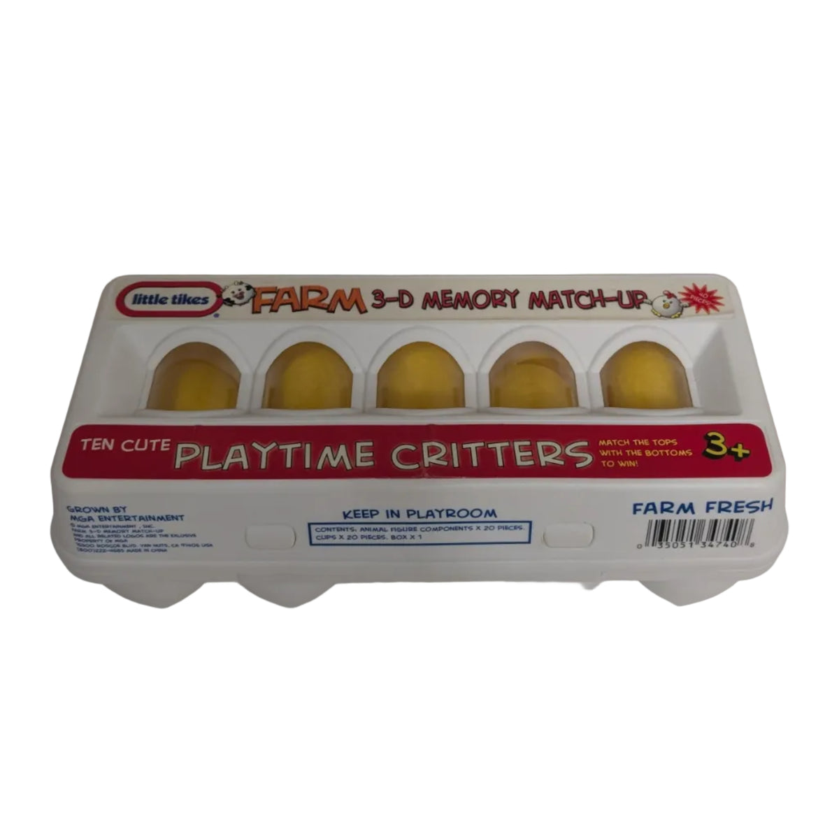 Little Tikes Farm 3D Memory Match-Up Game - As Is