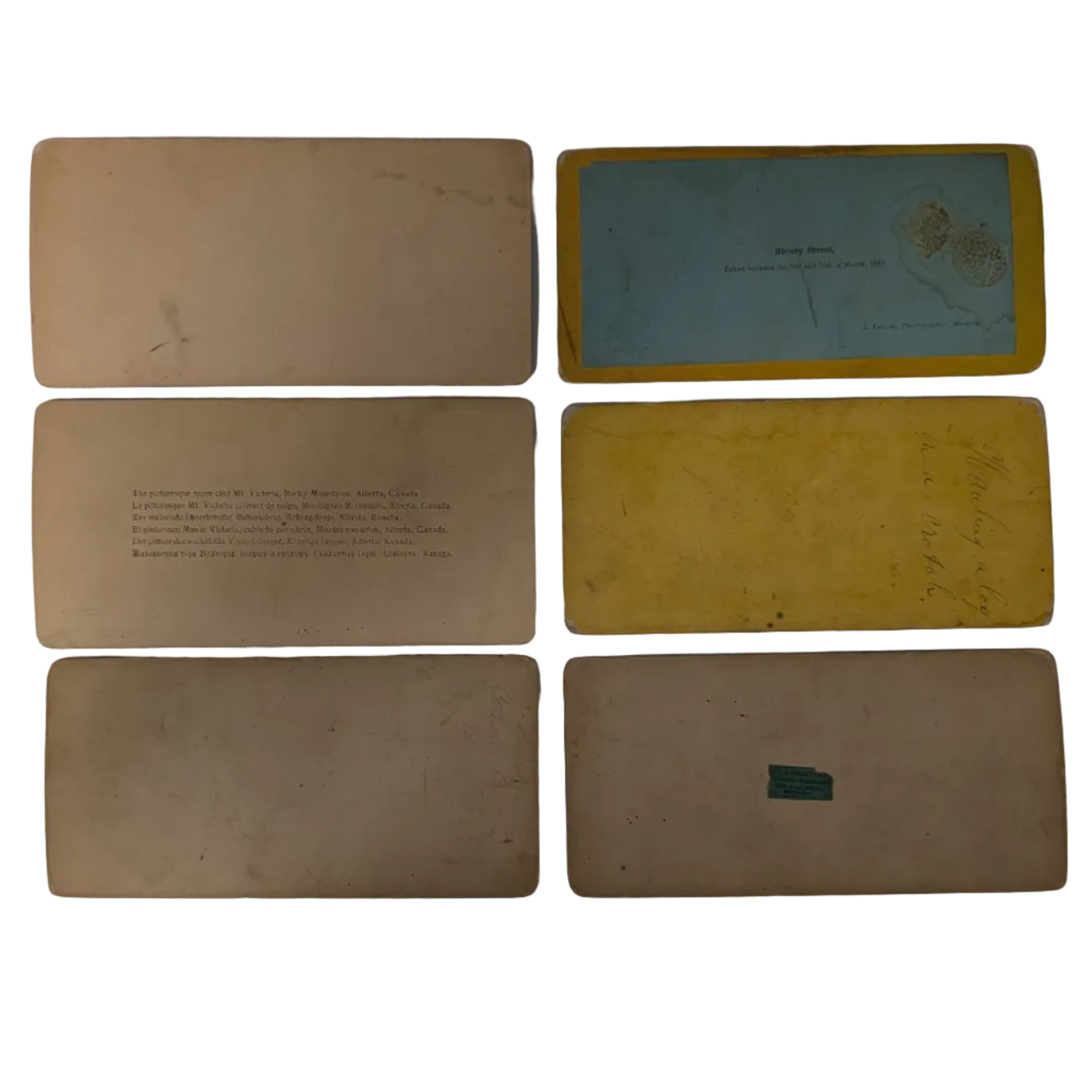 Lot of 6 Antique Stereographs — Canada