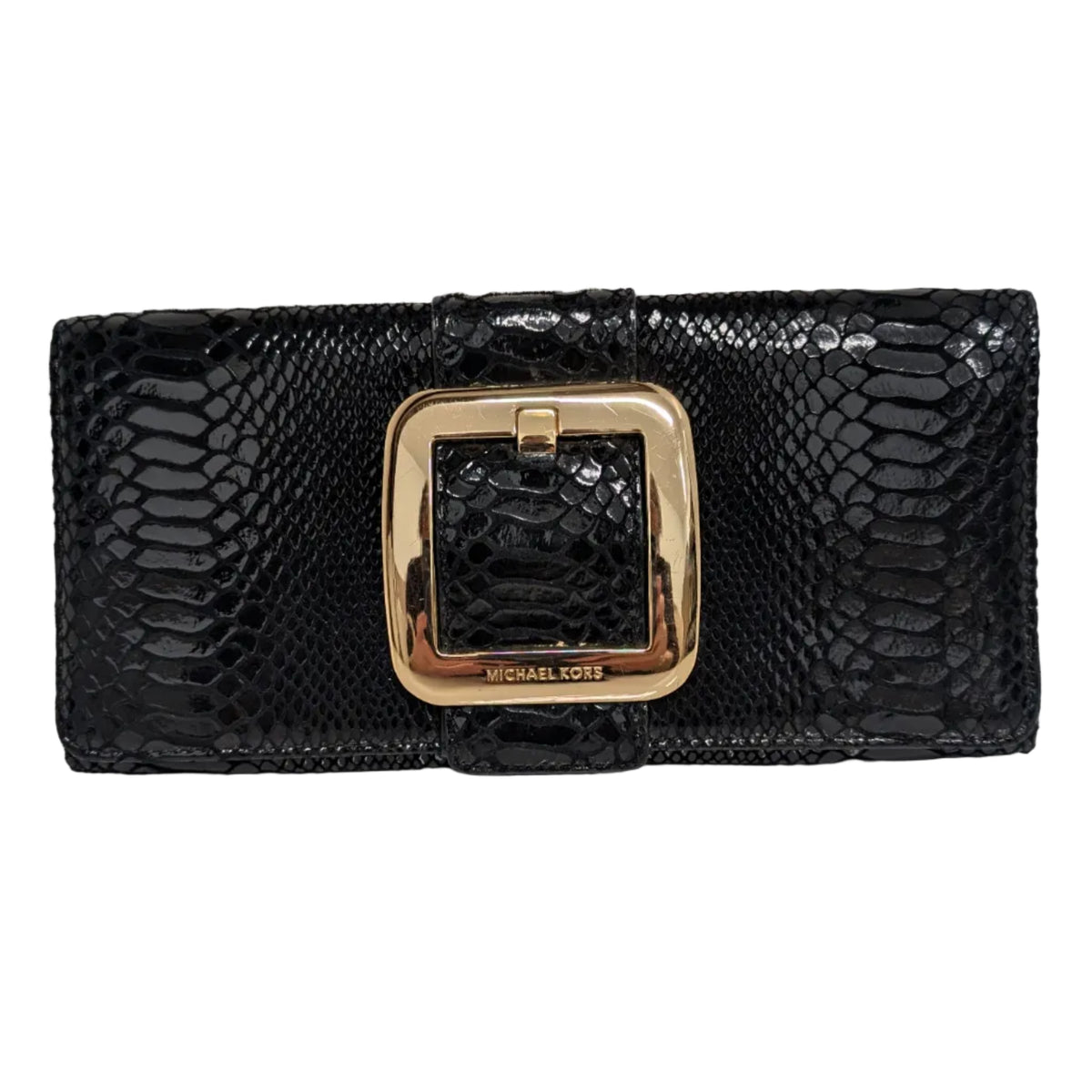 MICHAEL Michael Kors Embossed Leather Clutch