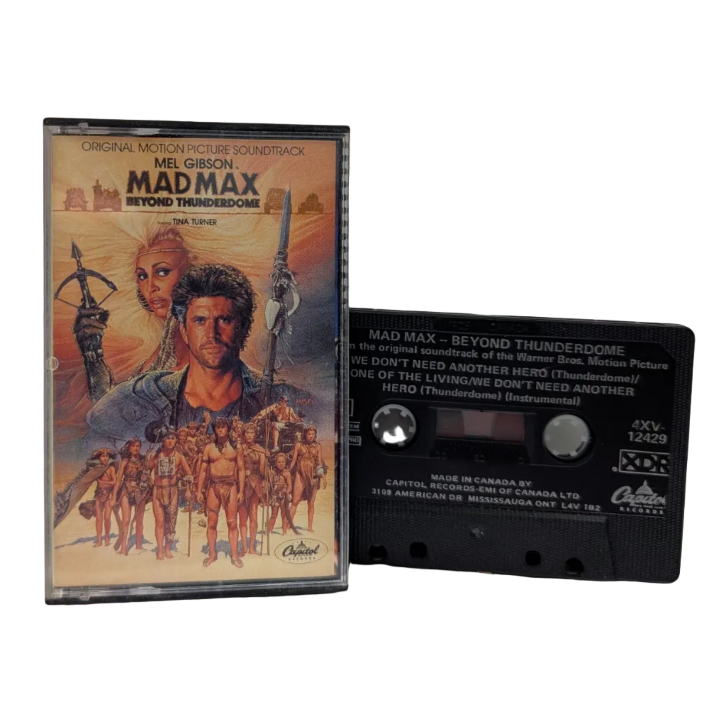 Mad Max Beyond Thunderdome - Original Motion Picture Soundtrack (Cassette Tape)