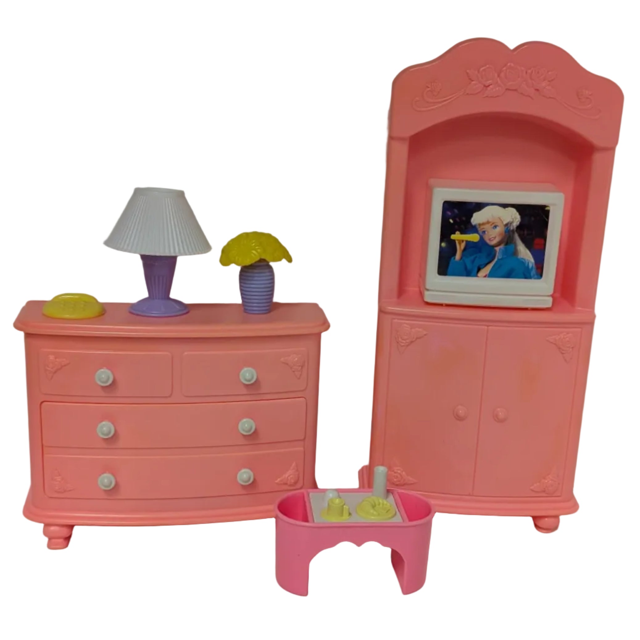Mattel 1993 Barbie Bedroom Playset — Incomplete