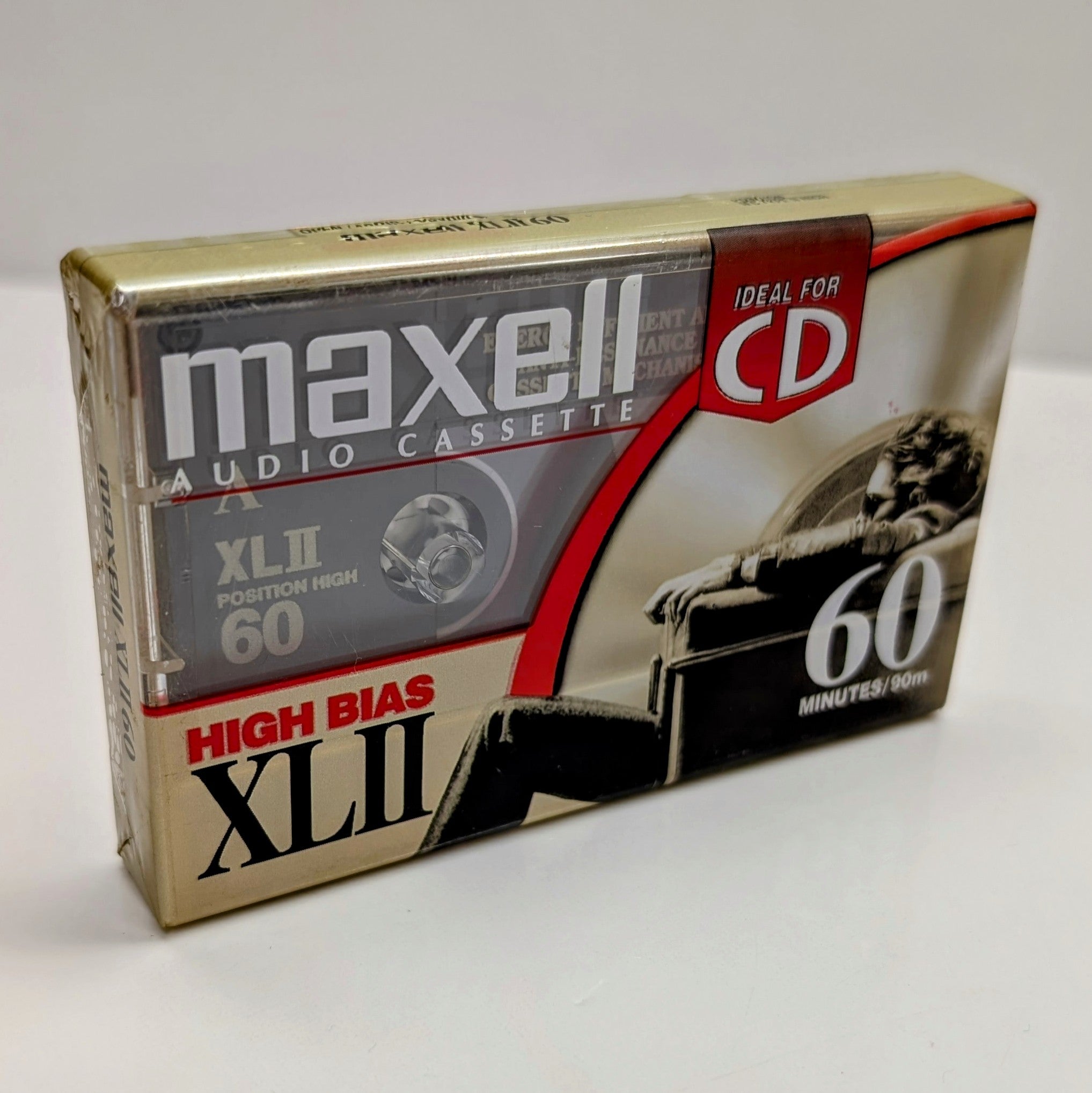 Maxell 90 Minute XL II-S Audio Cassette (New/Sealed)