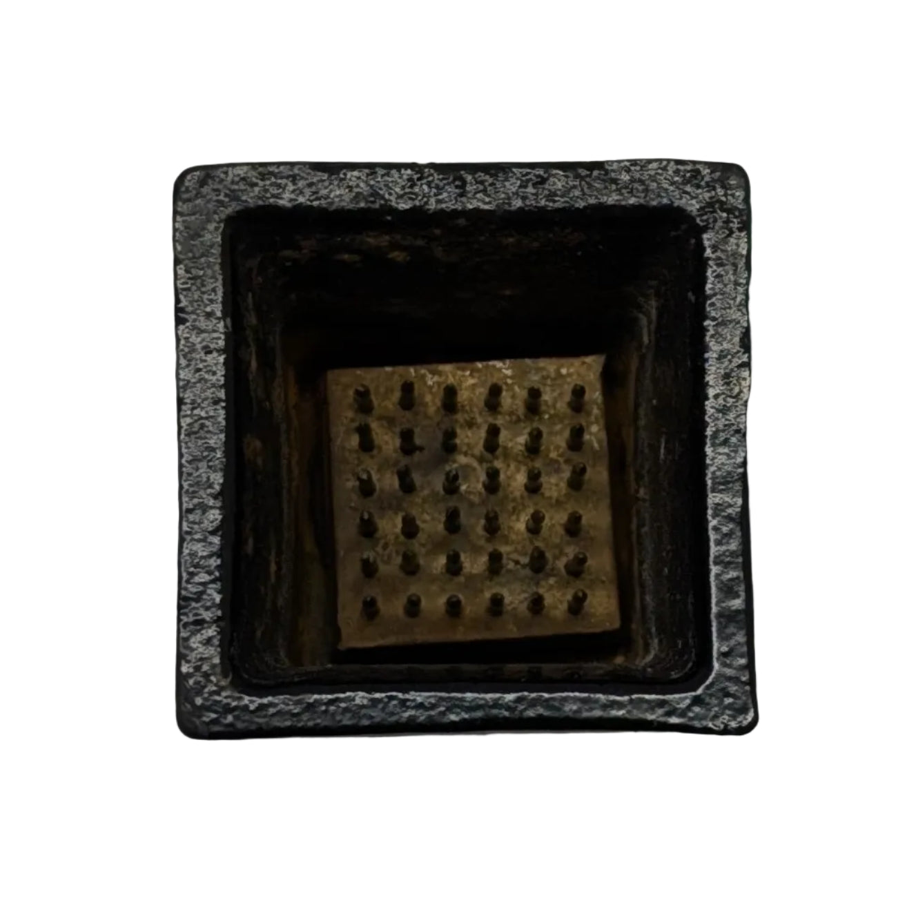 Miniature Flower Pot with Built-in Kenzan