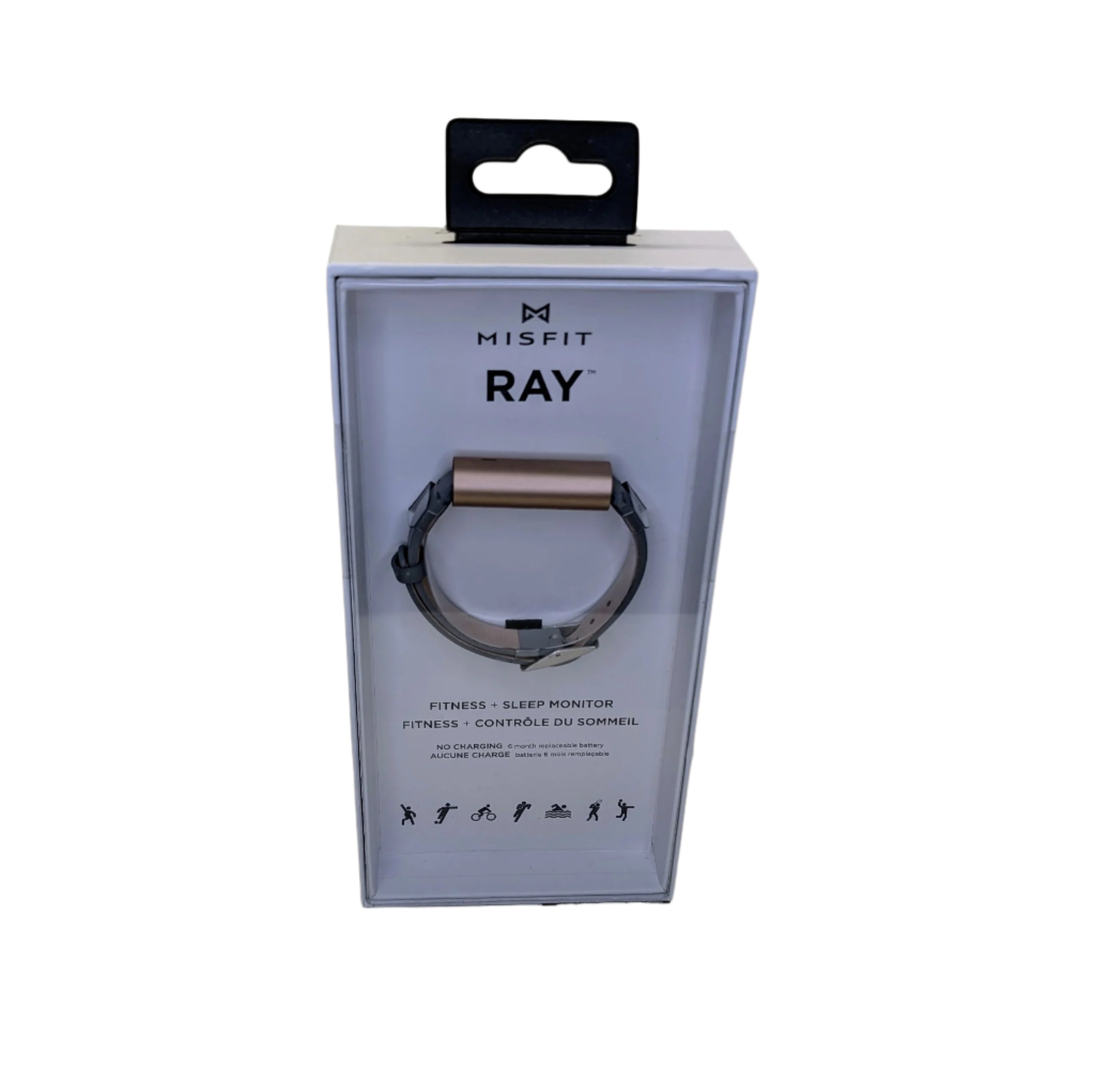 Misfit Ray fitness tracker packaging on a white background