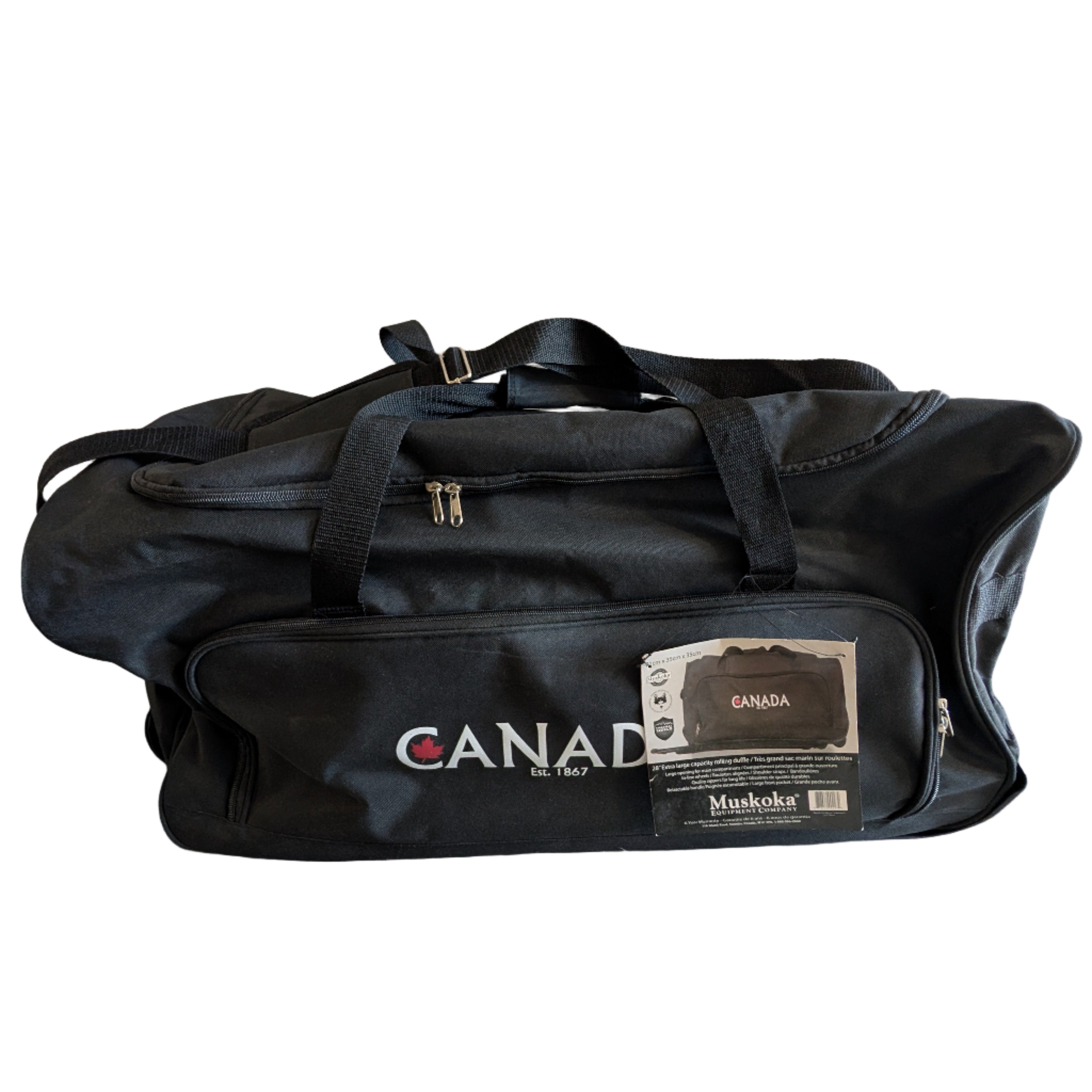 Muskoka Equipment Company 28" Extra Large Capacity Rolling Duffle Bag