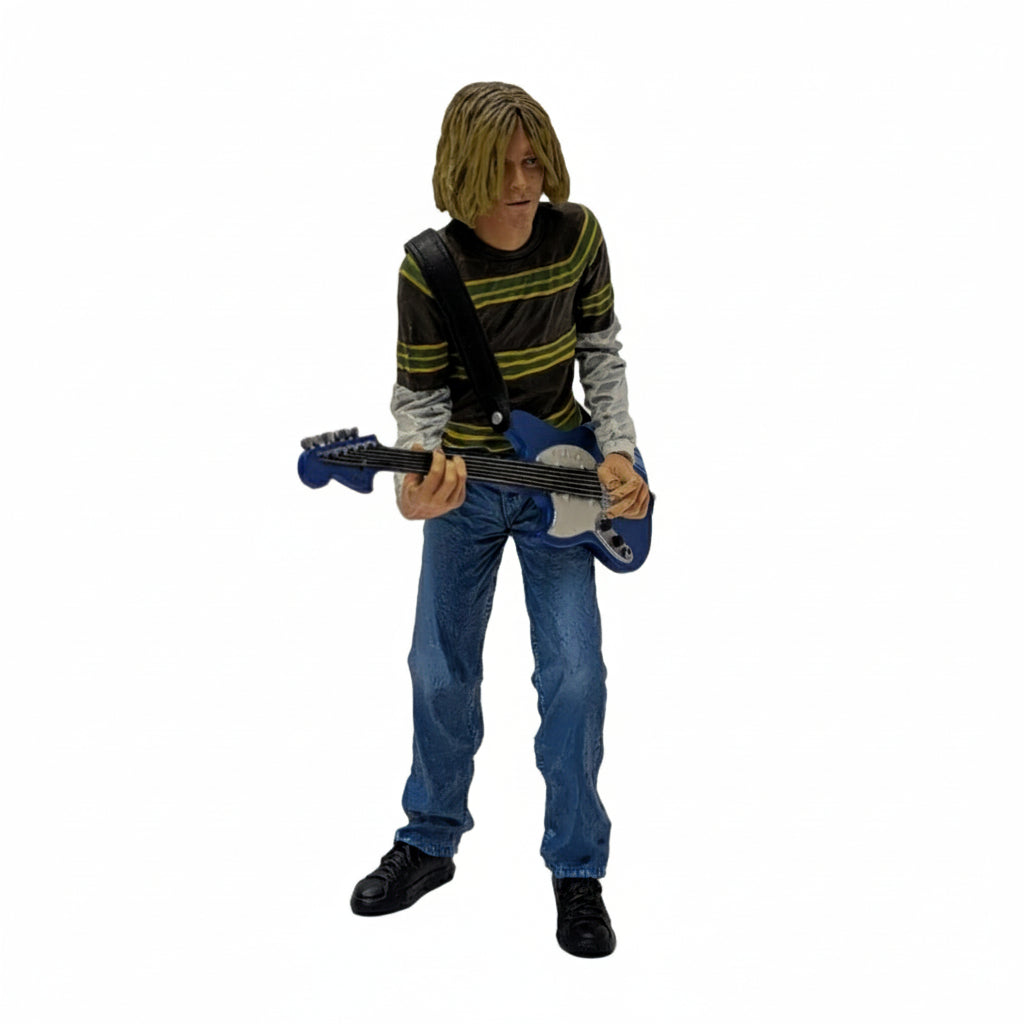 NECA Kurt Cobain 7'' Action Figure with Skyblue Guitar (2006)