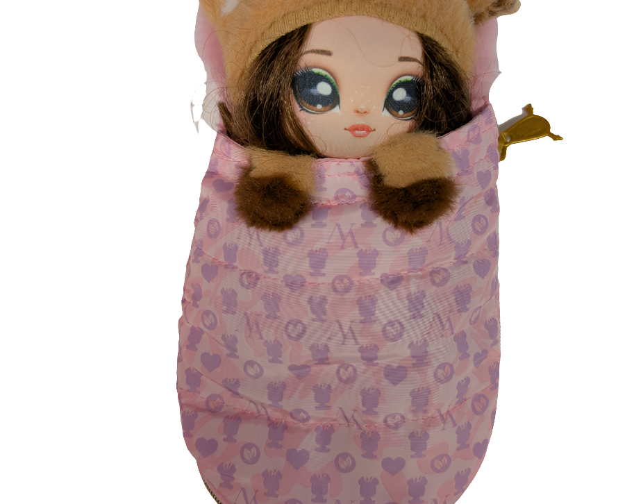 Na! Na! Na! Surprise Myra Woods Deer Doll with Sleeping Bag