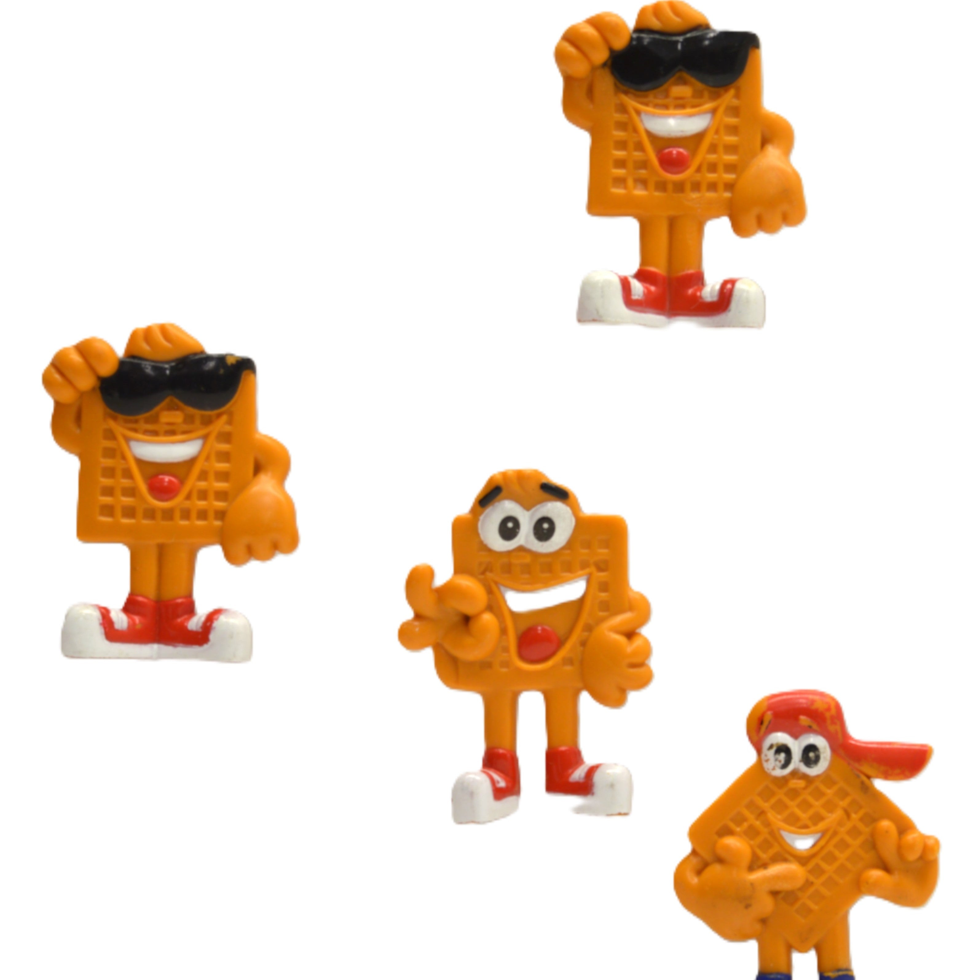 Nabisco Cereal Premiums Eddie and Freddie Suction Toys
