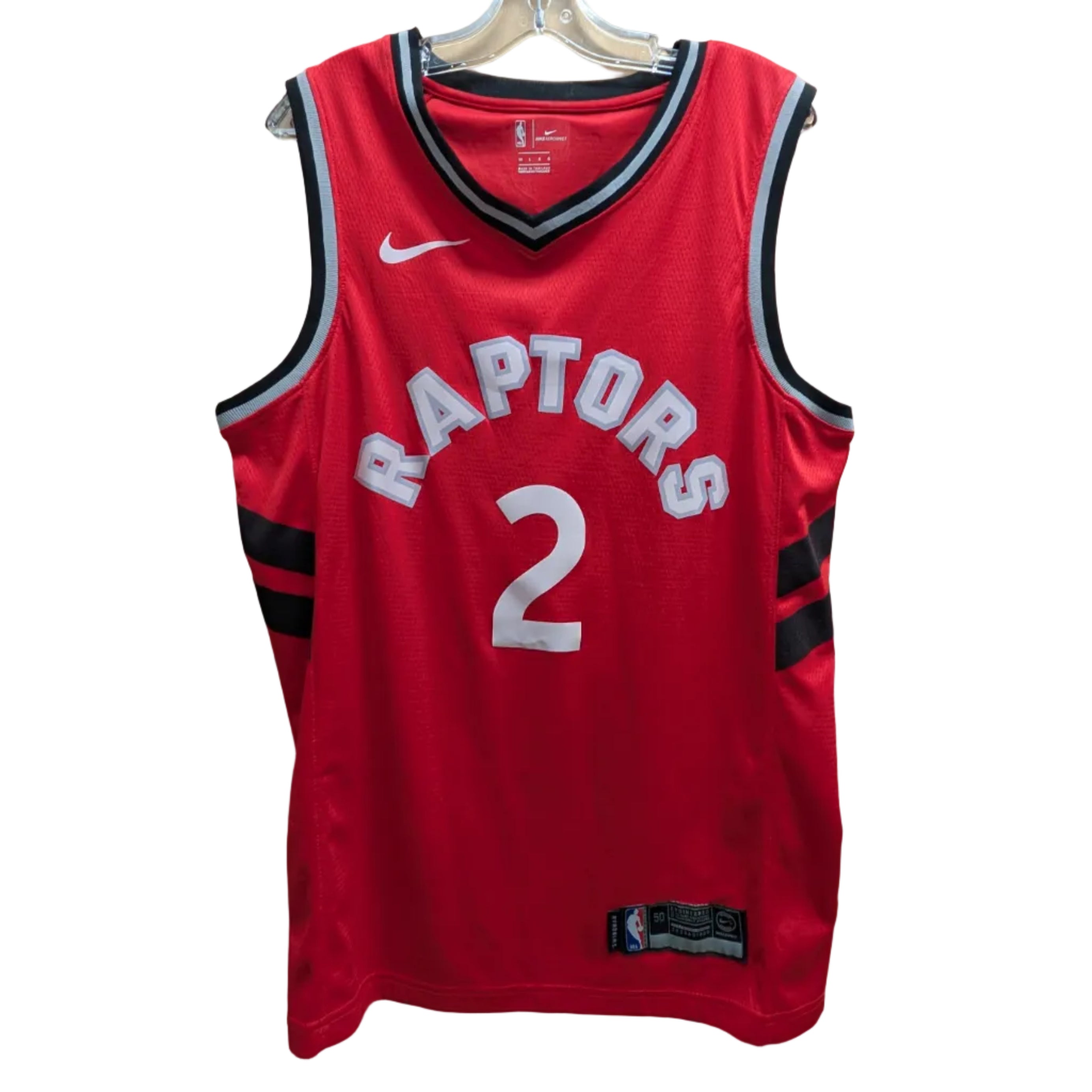 Nike NBA Finals Toronto Raptors Kawhi Leonard #2 Jersey - Size L