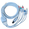 Coiled cable with multiple connectors on a white surface