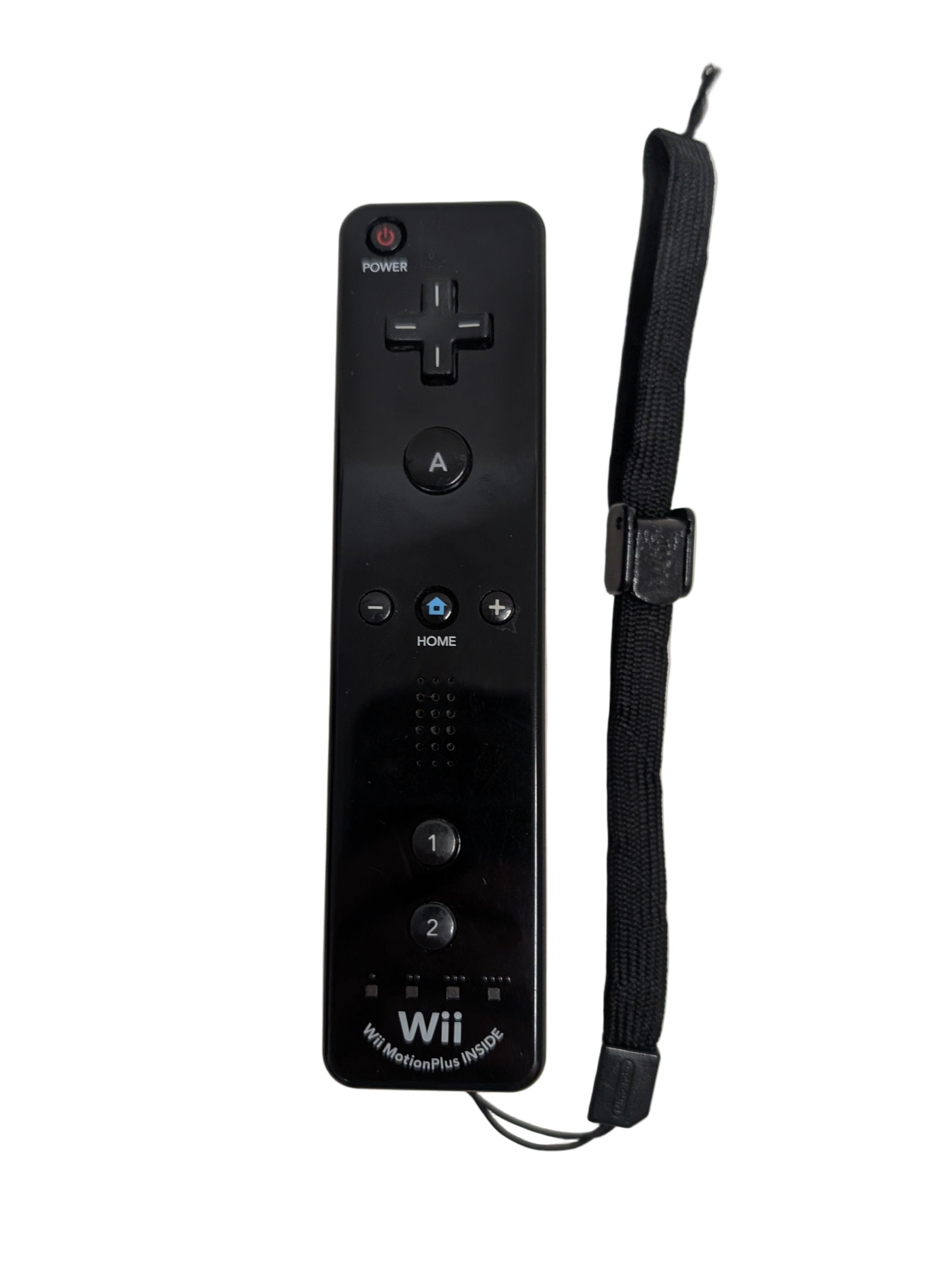 Nintendo Wii Remote with Wii Motion Plus Inside (Black)