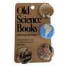 Old Science Books: Upcycled Buttons, Set of 4
