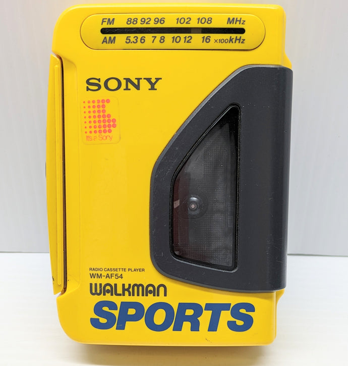 Sony WM-AF54 FM/AM Sports Walkman Cassette Player [Damaged]