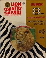 Charger l&#39;image dans la galerie, Film couleur Lion Country Safari Super 8 mm [Nouveau/Scellé]
