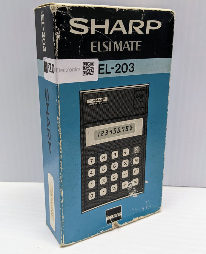 Vintage Sharp ELSI MATE EL203 Calculator Portage MCC