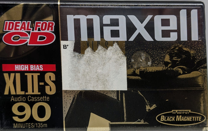 Maxell 90 Minute XL II-S Audio Cassette [New/Sealed]