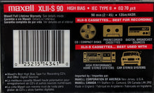 Load image into Gallery viewer, Maxell 90 Minute XL II-S Audio Cassette [New/Sealed]
