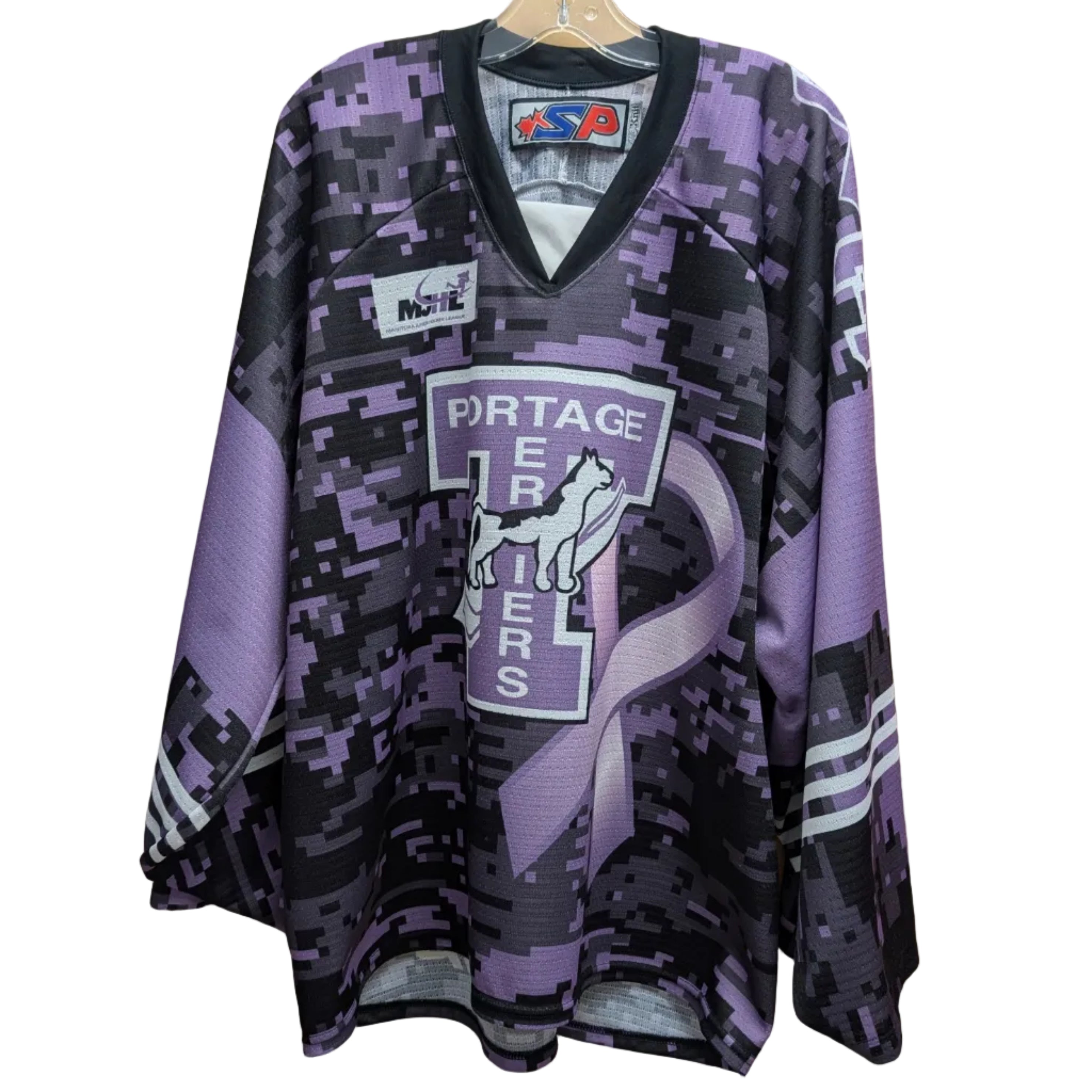 Portage Terriers 'Purple Blizzard' Jersey #35