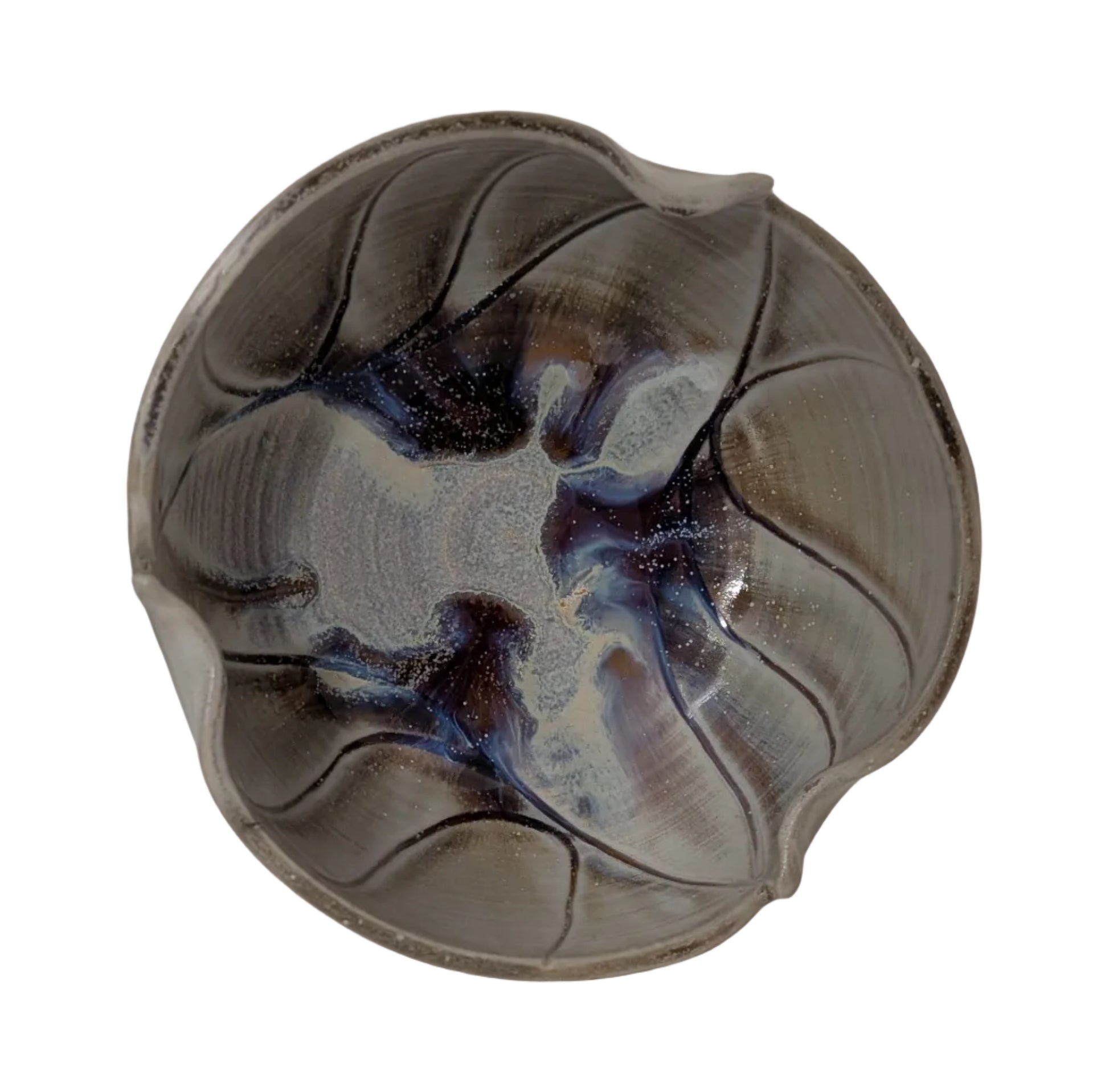 Pottery Serving Bowl by Marusia Foster