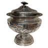 Primrose Plate E.P. Brass Portugal Large Bowl with Lid
