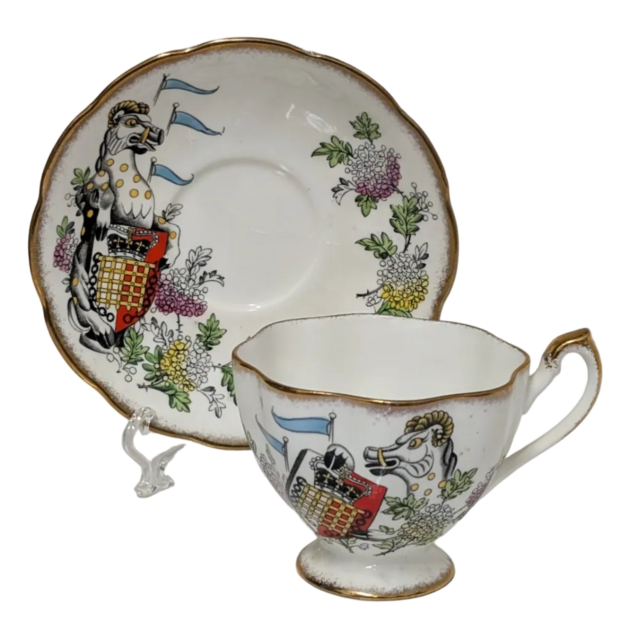 Queen Anne The Yale of Beaufort Cup & Saucer