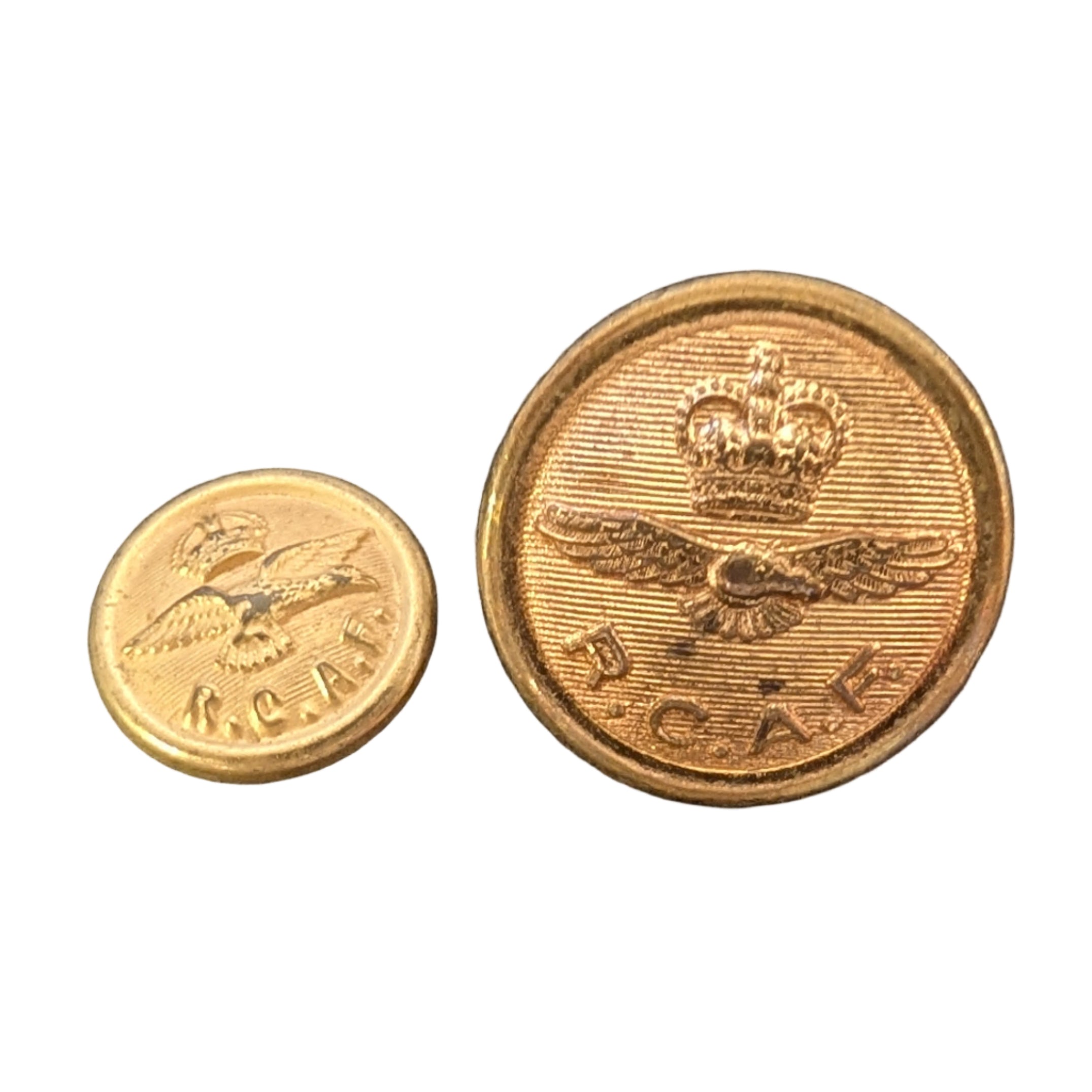 RCAF buttons with border
