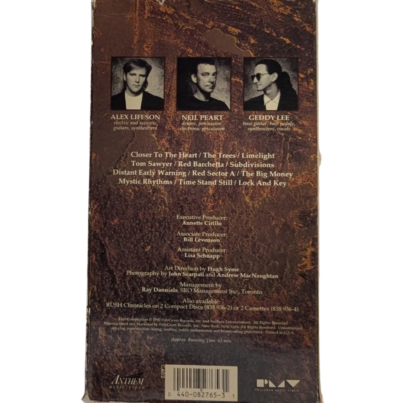 RUSH Chronicles VHS