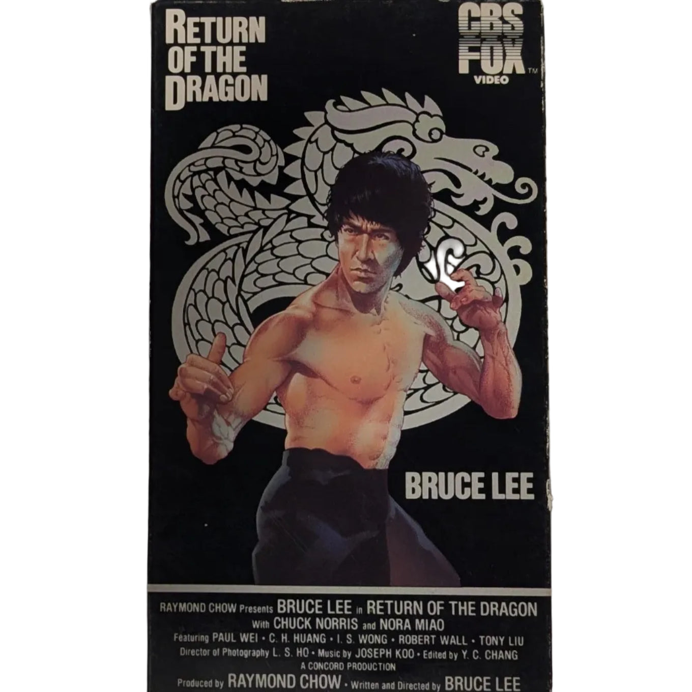 Return of the Dragon VHS - Bruce Lee